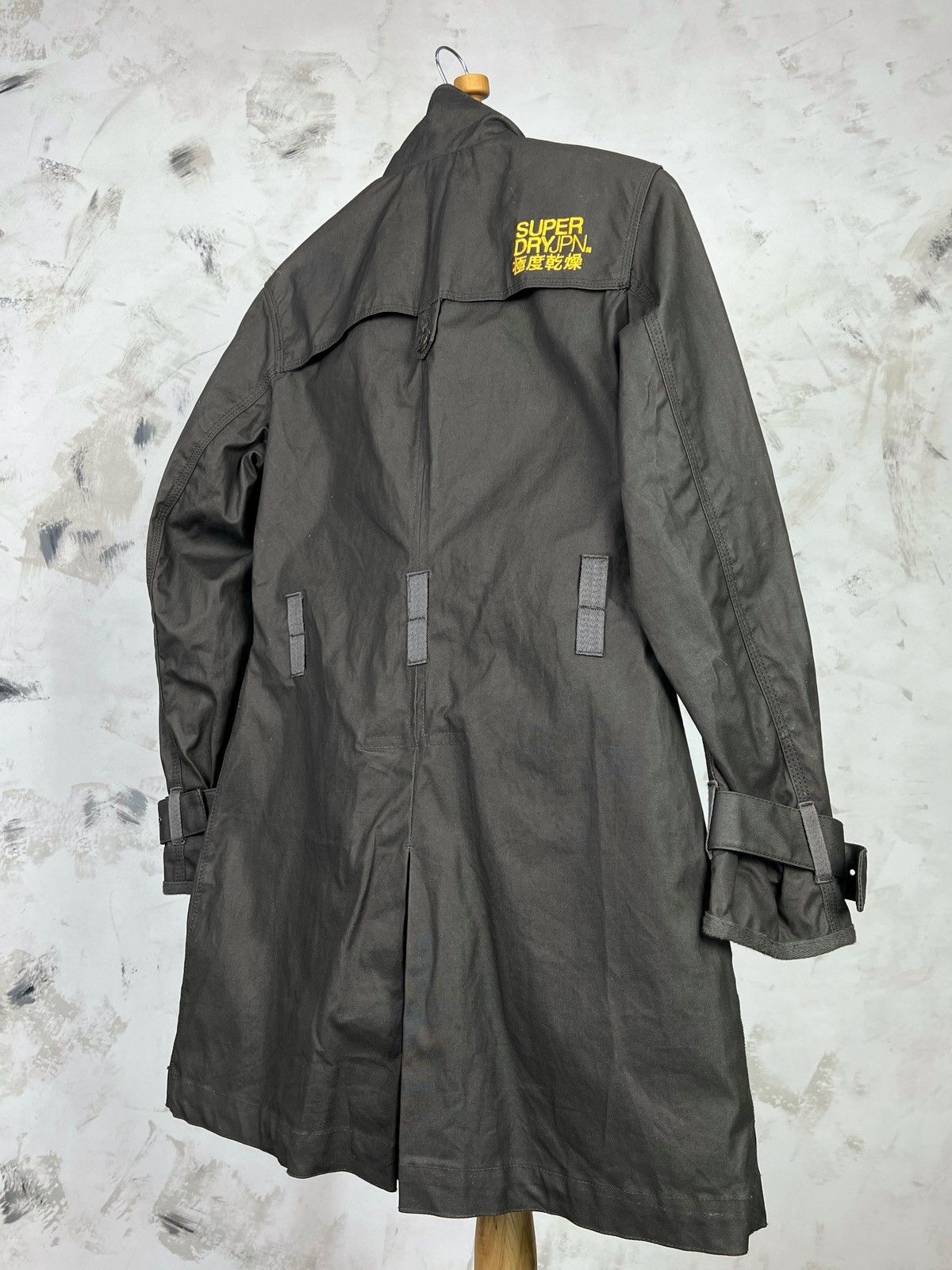 Superdry Vintage Superdry Waxed Trench Coat Jacket Size M Size M / US 6-8 / IT 42-44 - 2 Thumbnail