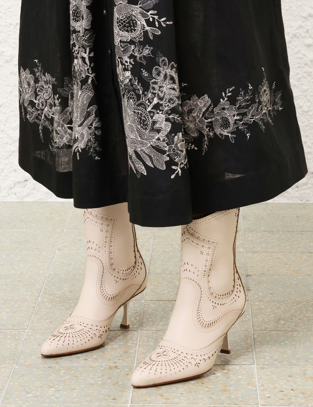 Zimmermann oc11z0925 Eliot Boots in Vanilla Size US 8 / IT 38 - 2 Thumbnail