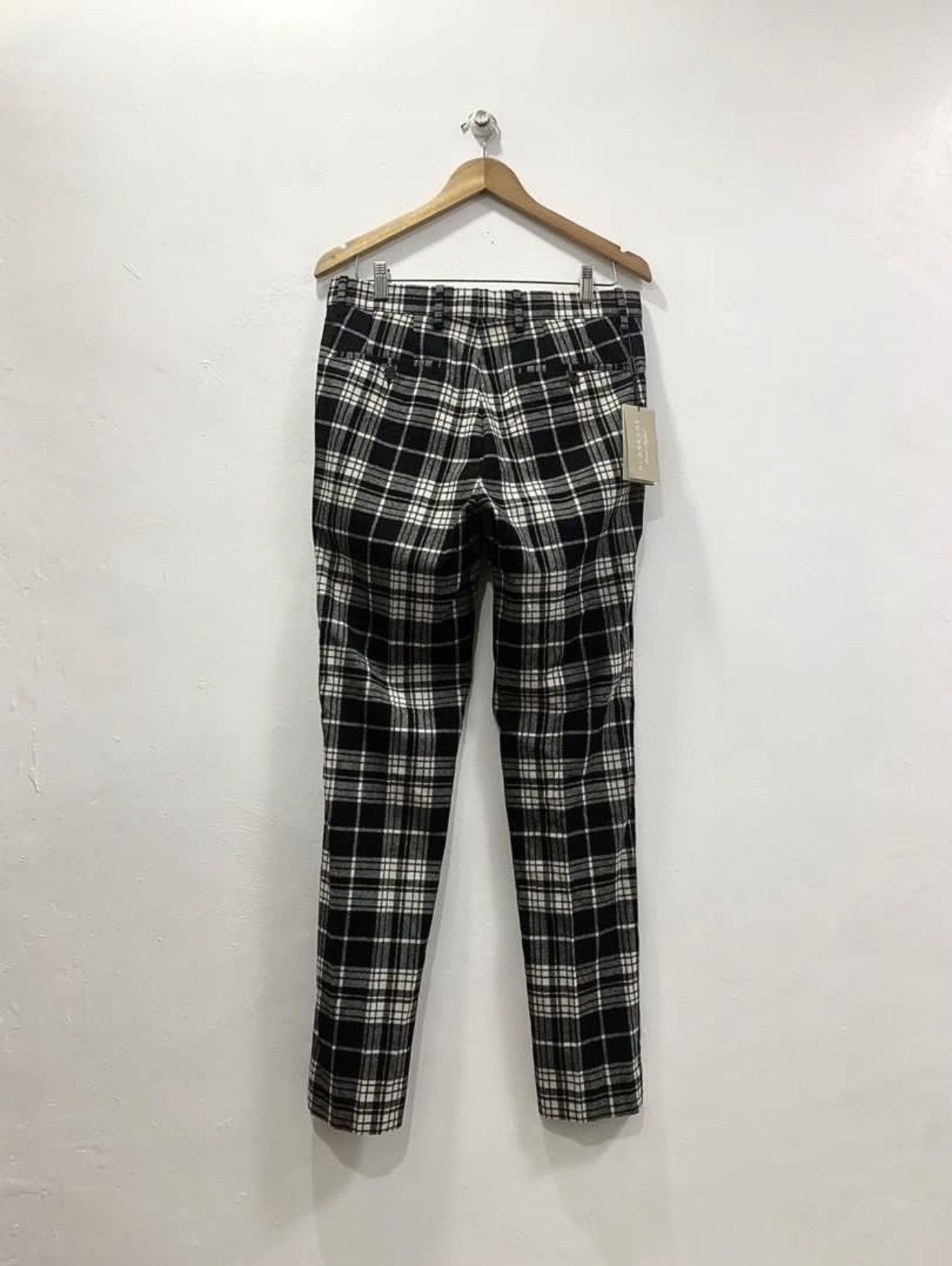 Burberry BURBERRY SERPENTINE TARTAN CHECK - CASHMERE BLEND TROUSERS Size US 32 / EU 48 - 6 Thumbnail