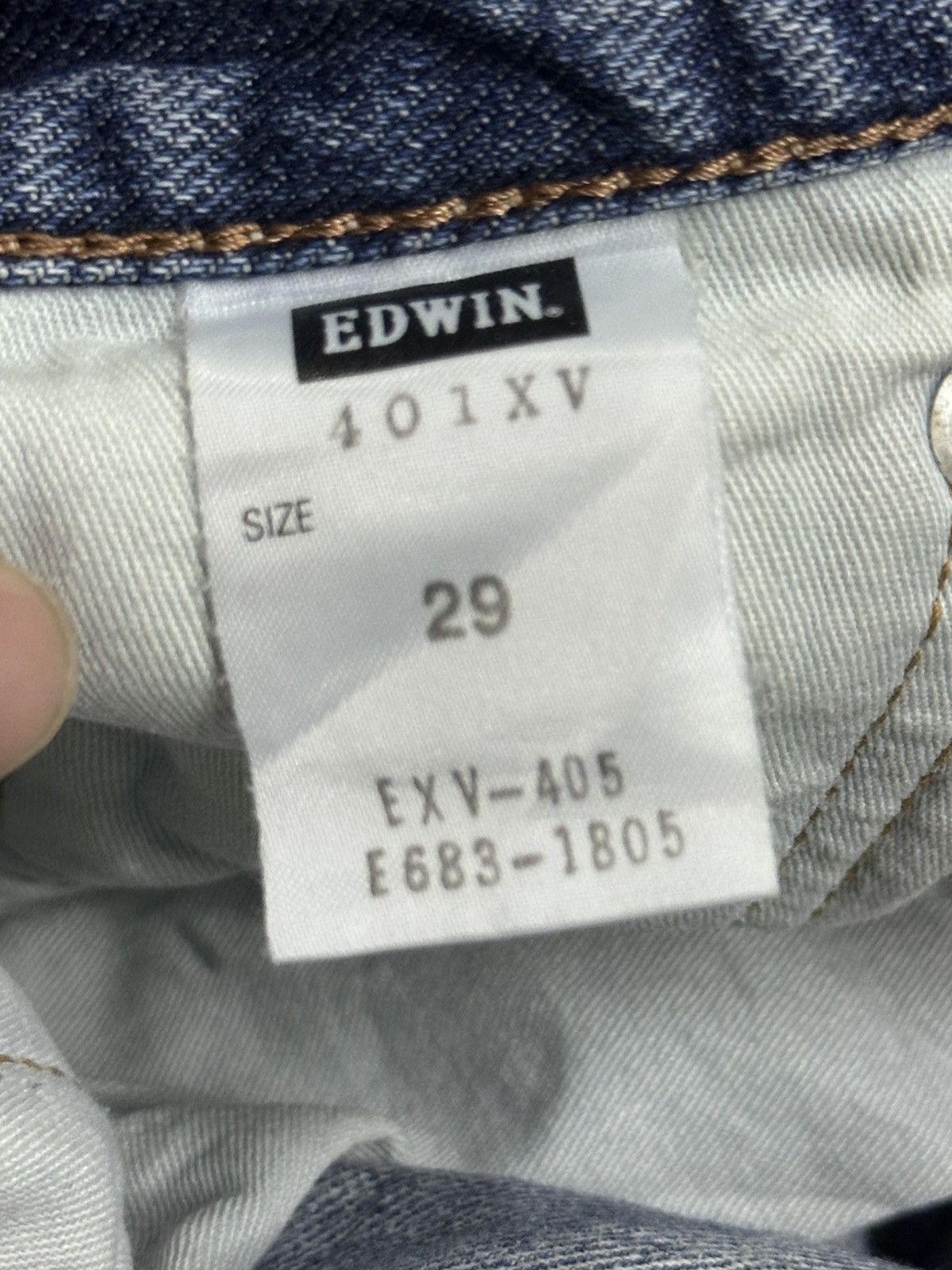 Edwin Vintage Edwin XV Distressed Wideleg Style and Faded Wash Size US 32 / EU 48 - 8 Thumbnail