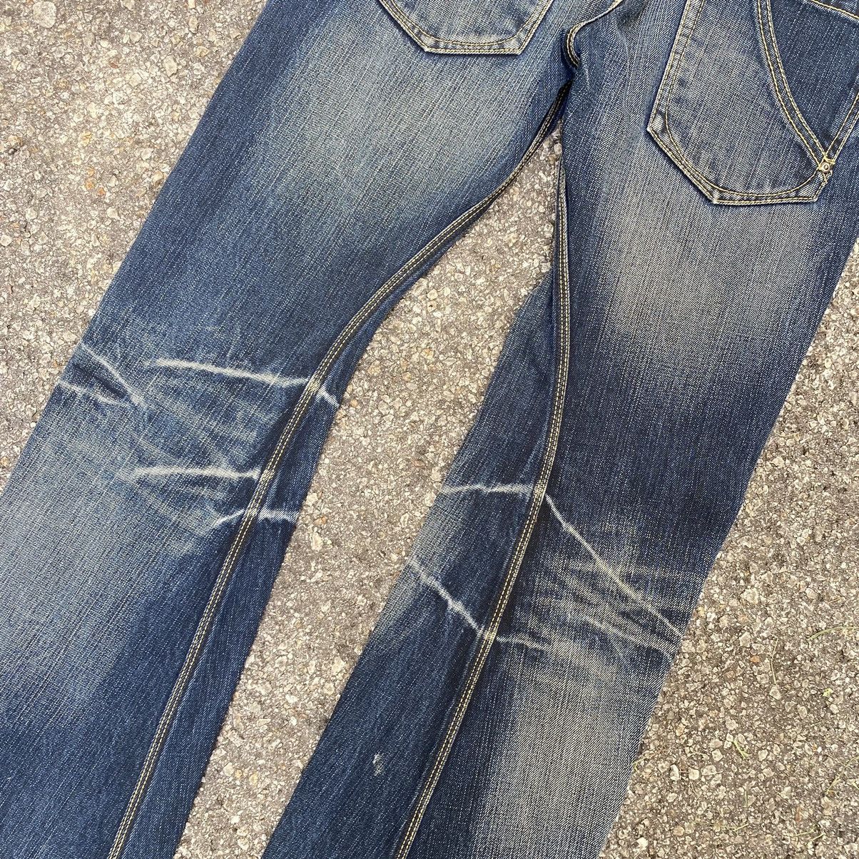If Six Was Nine Flare Jeans Nicole Club For Men Low Rise Denim Bootcut Punk Size US 30 / EU 46 - 10 Thumbnail
