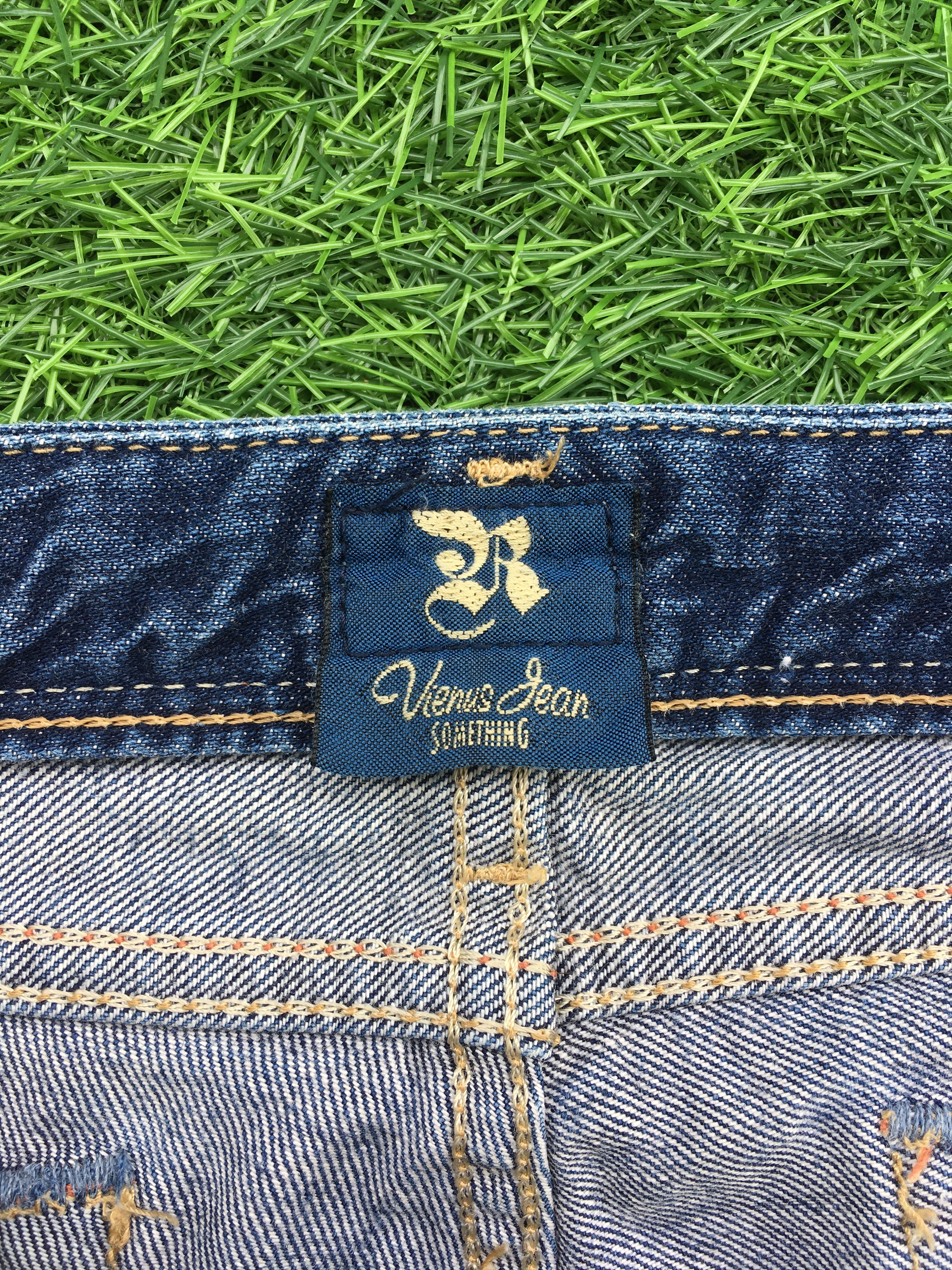 Japanese Brand Low Rise Distressed Bootcut Jeans D-1232 Size 28" / US 6 / IT 42 - 11 Thumbnail