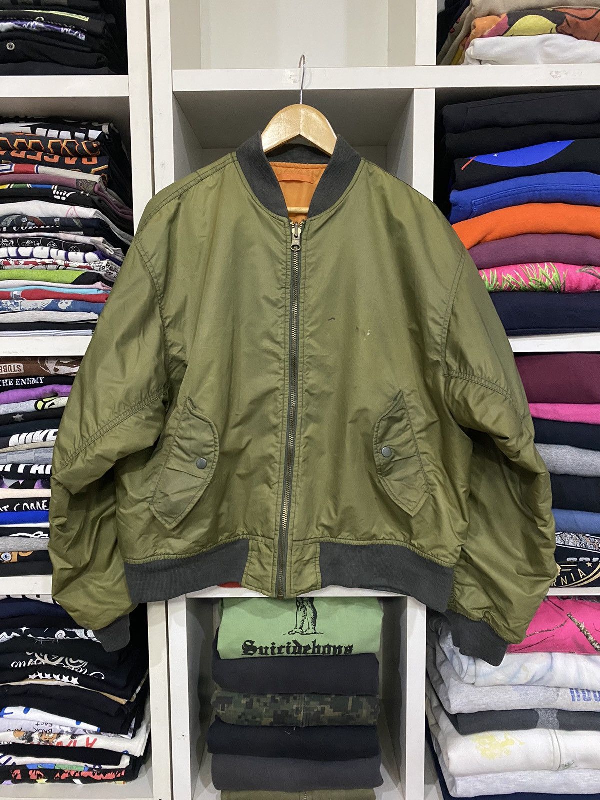 Vintage Vintage Bomber Jacket Size US L / EU 52-54 / 3 - 1 Thumbnail