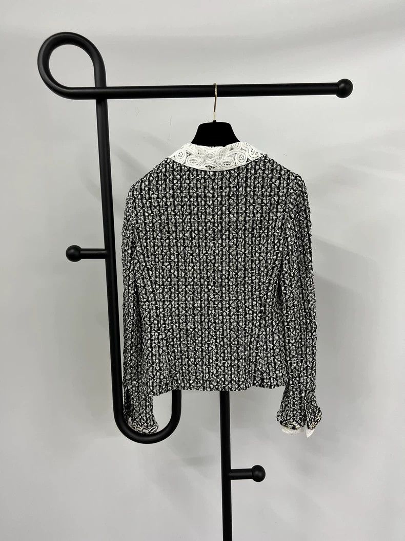 Chanel Chanel Heavy industry bead string two-pocket lace stitchin Size XS / US 0-2 / IT 36-38 - 4 Thumbnail