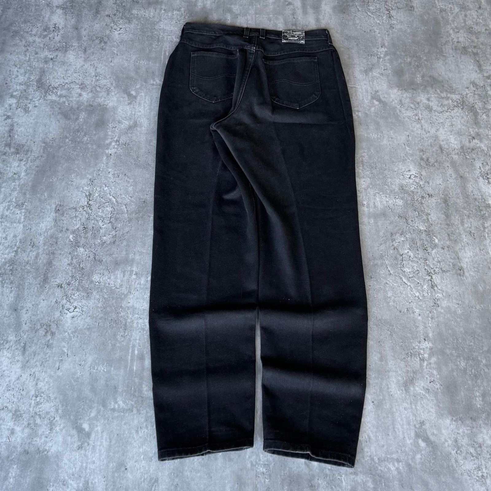 Lee × Vintage Vintage Y2K Lee Black Grunge Opium Essential Denim Jeans Size US 32 / EU 48 - 2 Thumbnail