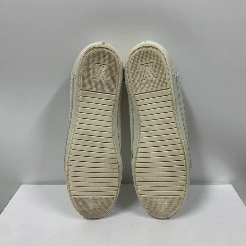 Louis Vuitton Louis Vuitton White full-print tricolor board shoes Size US 5.5 / EU 38 - 2 Thumbnail