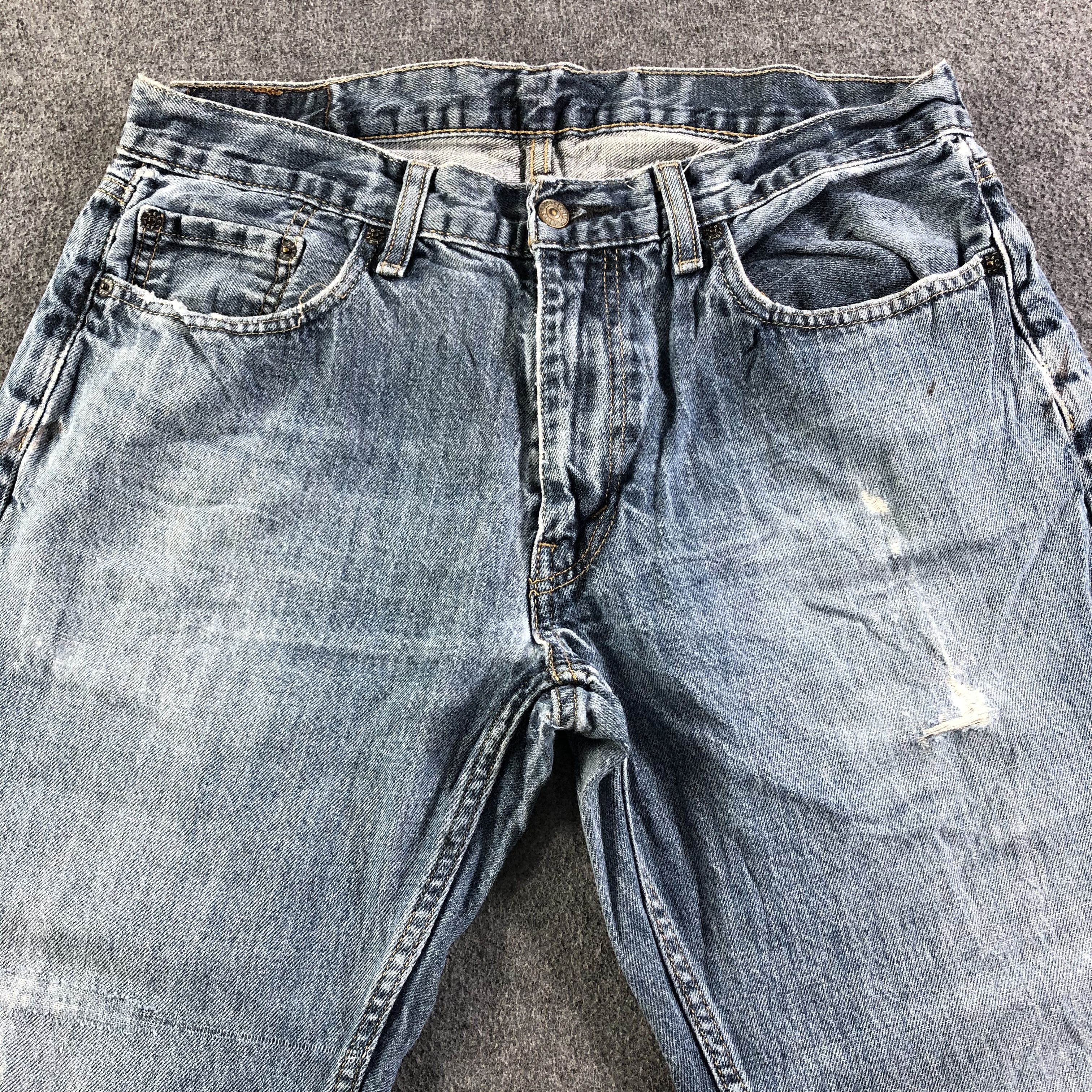 Levi's Vintage Blue Wash Levis 559 Jeans-J3314 Size US 35 - 3 Thumbnail