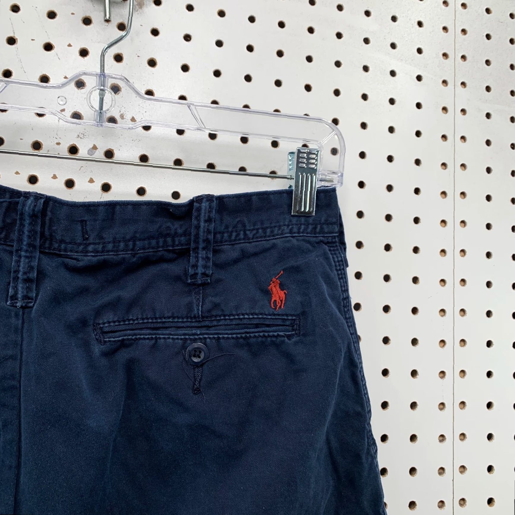 Polo Ralph Lauren Polo Ralph Lauren Chino Shorts Mens 32 Navy Blue Preppy 32x10.5 Size US XS / EU 42 / 0 - 6 Thumbnail