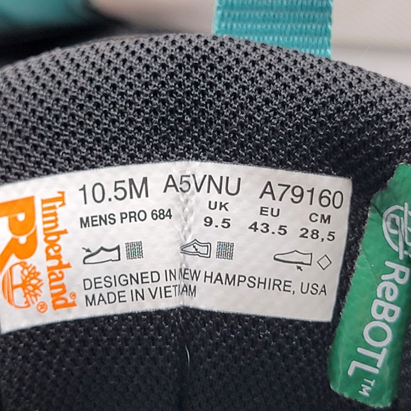 Timberland Timberland Pro Setra CT Teal/White Sz 10.5M TB0A5VNU100 Size US 10.5 / EU 43-44 - 8 Thumbnail