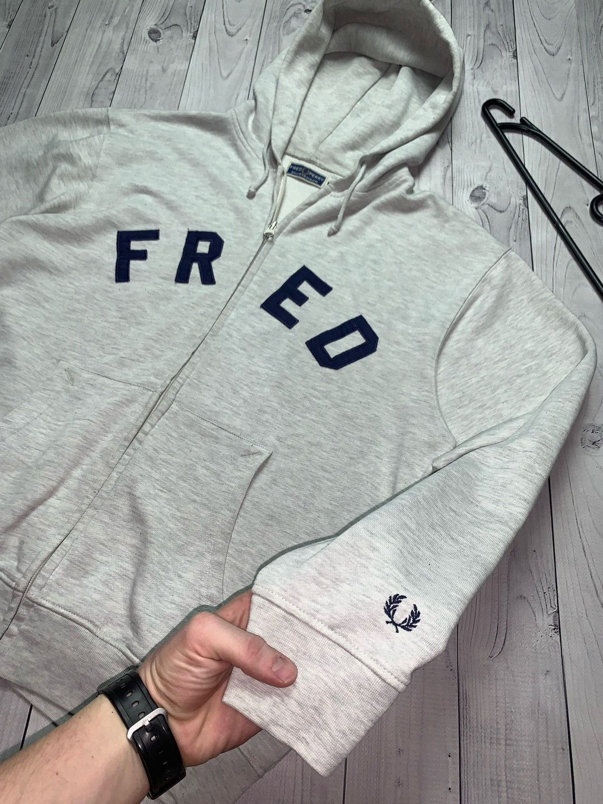 Other Fred Perry vintage zip hoodie big logo Size M Size US M / EU 48-50 / 2 - 2 Thumbnail
