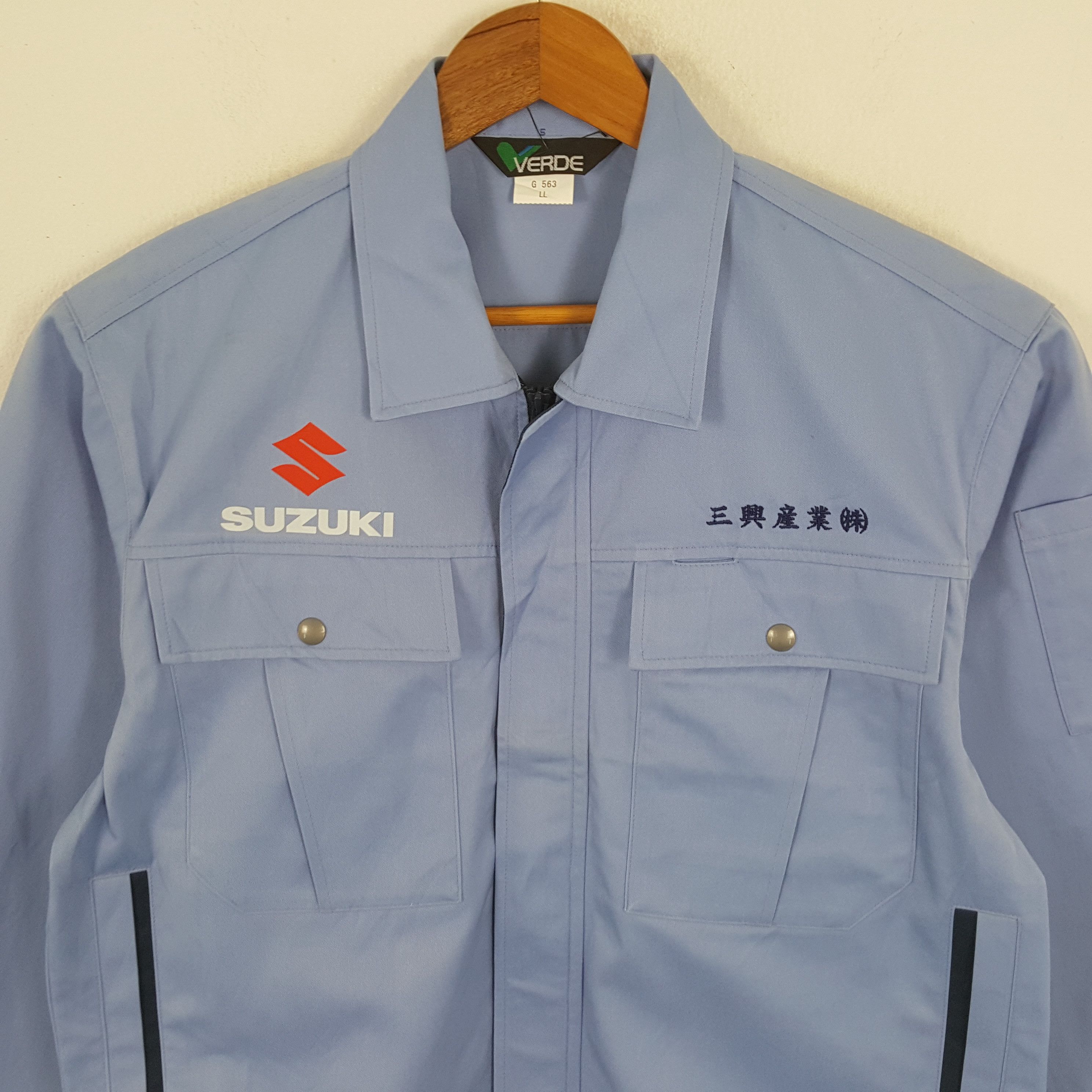 Japanese Brand × Vintage Vintage SUZUKI Japanese Motorsports Racing Custom Jacket Size US L / EU 52-54 / 3 - 4 Thumbnail