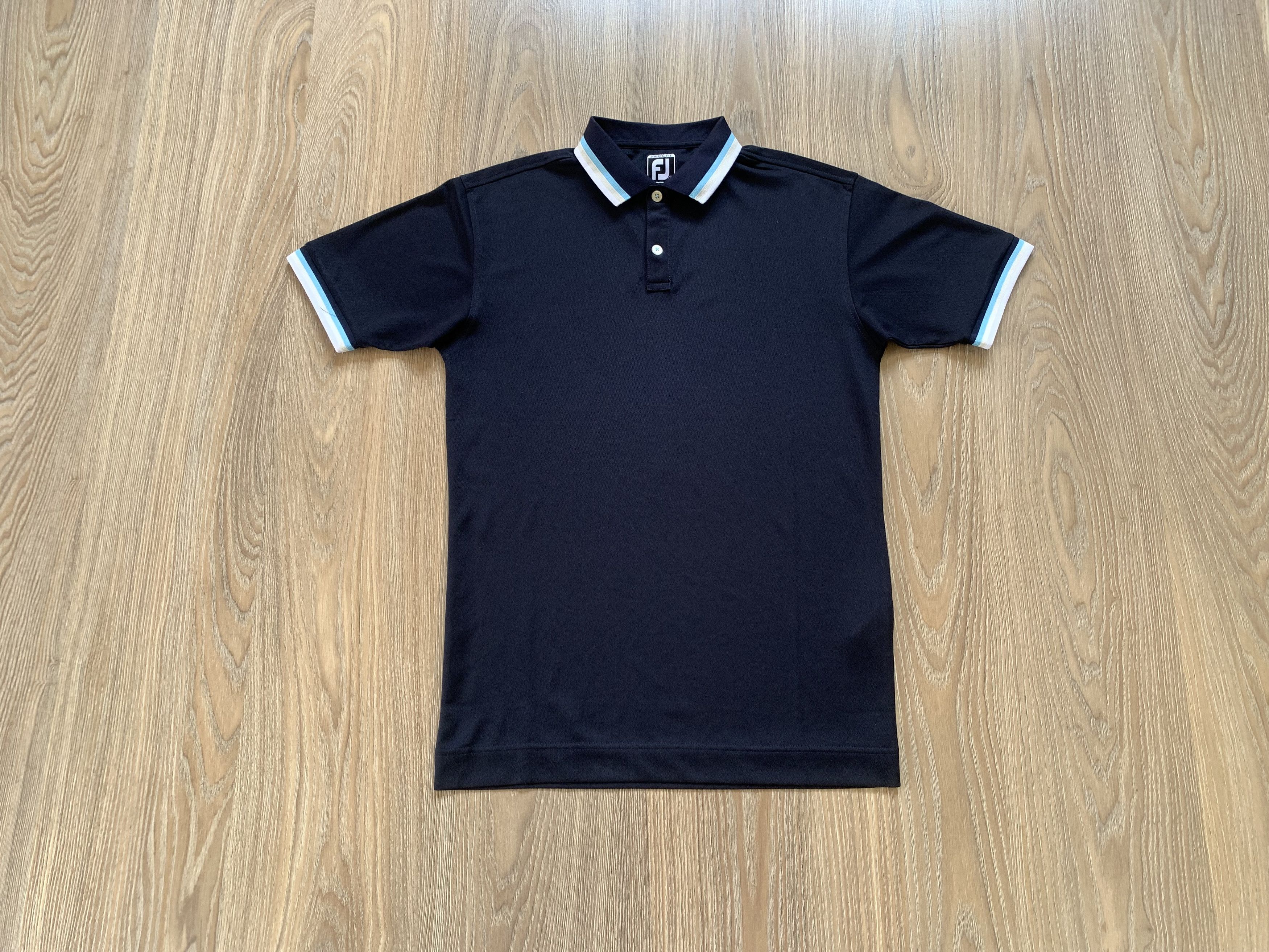 Footjoy Footjoy Navy Blue Golf Polo Shirt Size US S / EU 44-46 / 1 - 1 Thumbnail