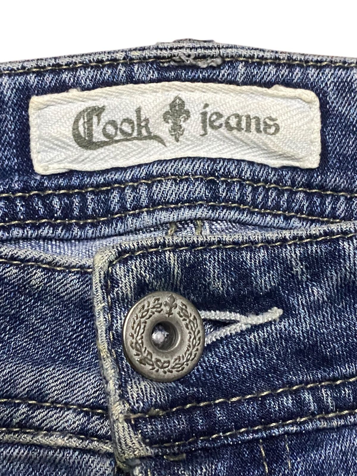 Cook Jeans Vintagw Cook Jeans Embroidery like Amiri Skinny Jeans Size US 35 - 10 Thumbnail
