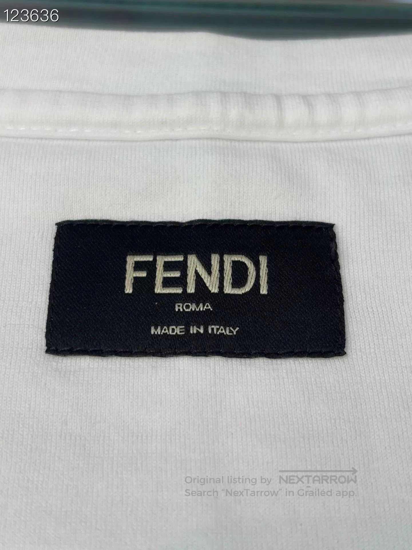 Fendi Fendi New Gradient Logo Casual T. Size US XL / EU 56 / 4 - 3 Thumbnail