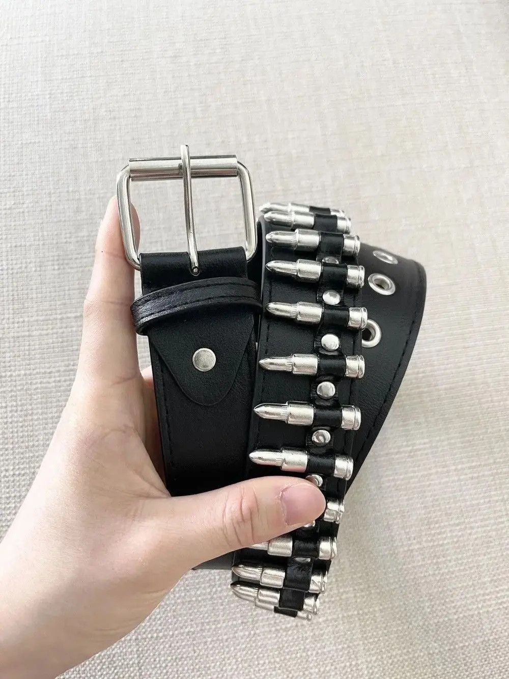 Other Y2K Japan Bullet belt Size 32 - 3 Thumbnail