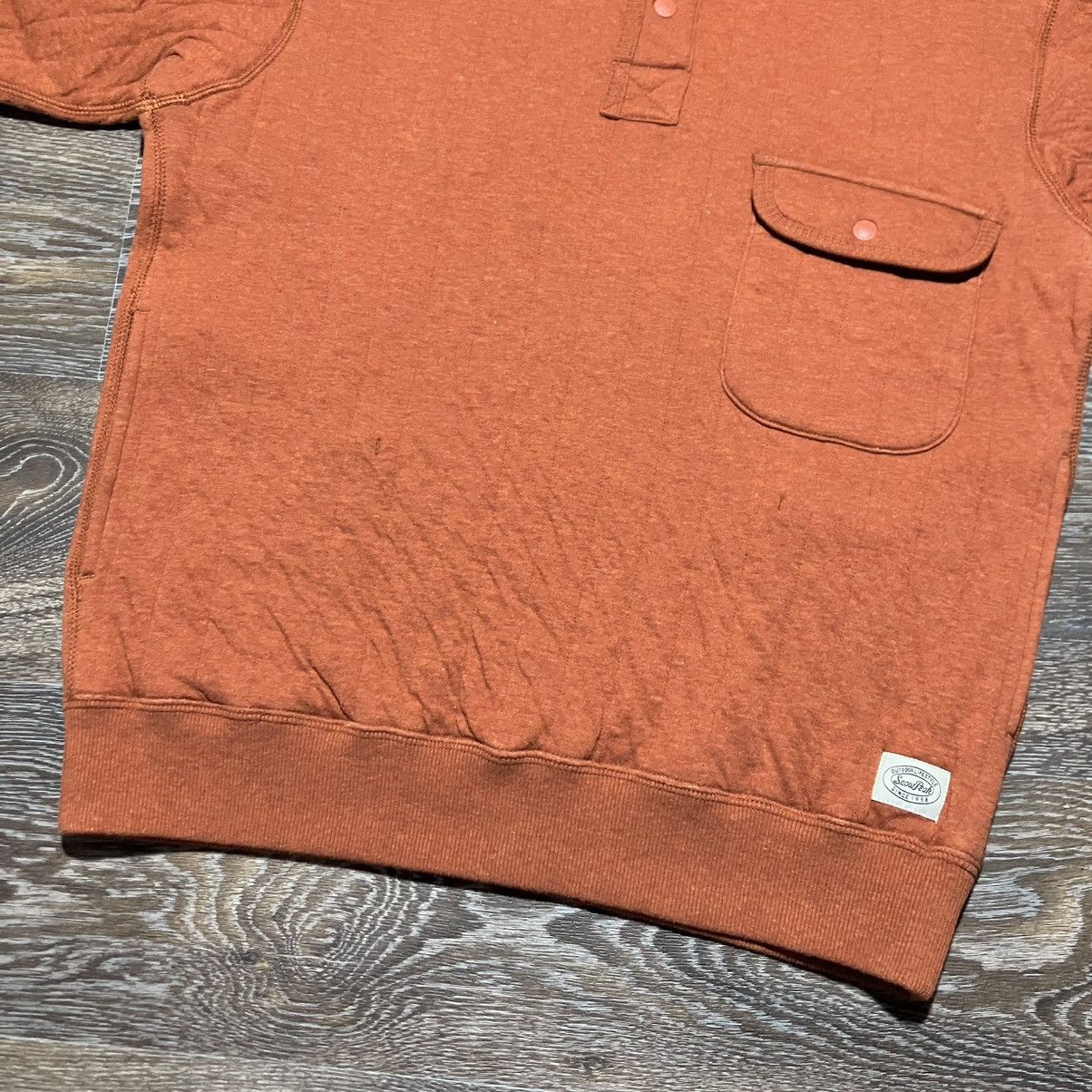 Snow Peak SNOW PEAK Natural Warm Stretch Pullover 1/3 Button Up Orange Size US S / EU 44-46 / 1 - 4 Thumbnail