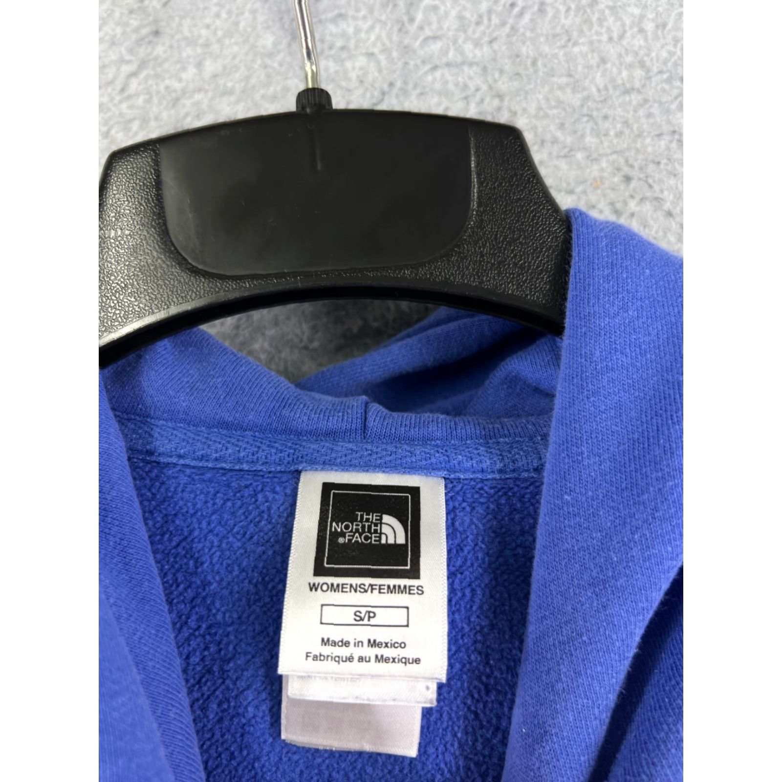 The North Face VINTAGE The North Face Hoodie Womens S Purple Logo Cotton Blend Hooded Pullover Female Regular Fit Size S / US 4 / IT 40 - 3 Thumbnail