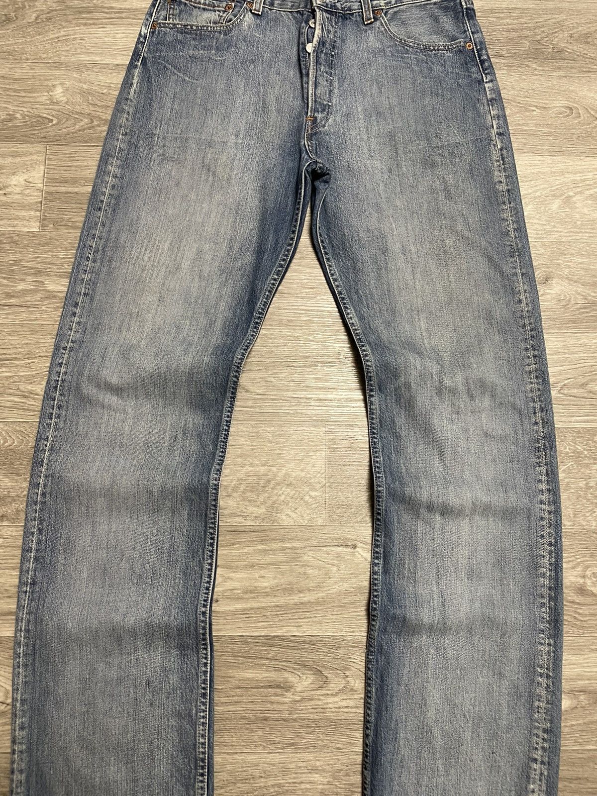 Levi's Vintage Clothing Vintage Levis 501 Blue Denim Jeans Selvedge 34/34 Size US 34 / EU 50 - 3 Thumbnail