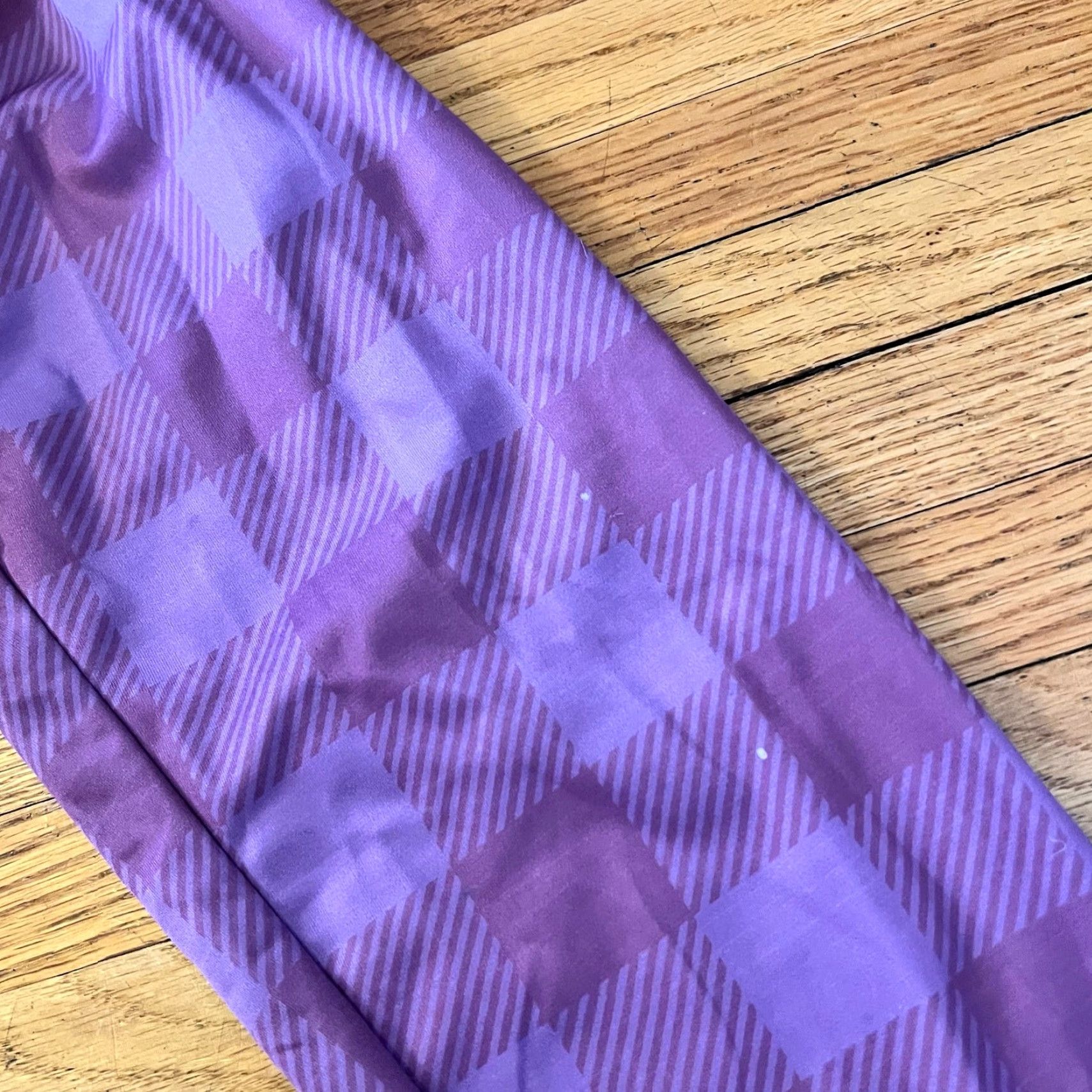 Vintage Podium wear Jacket Womens XL Purple Plaid Zip Up Jersey Pocket Cycle Shirt Size XL / US 12-14 / IT 48-50 - 4 Thumbnail
