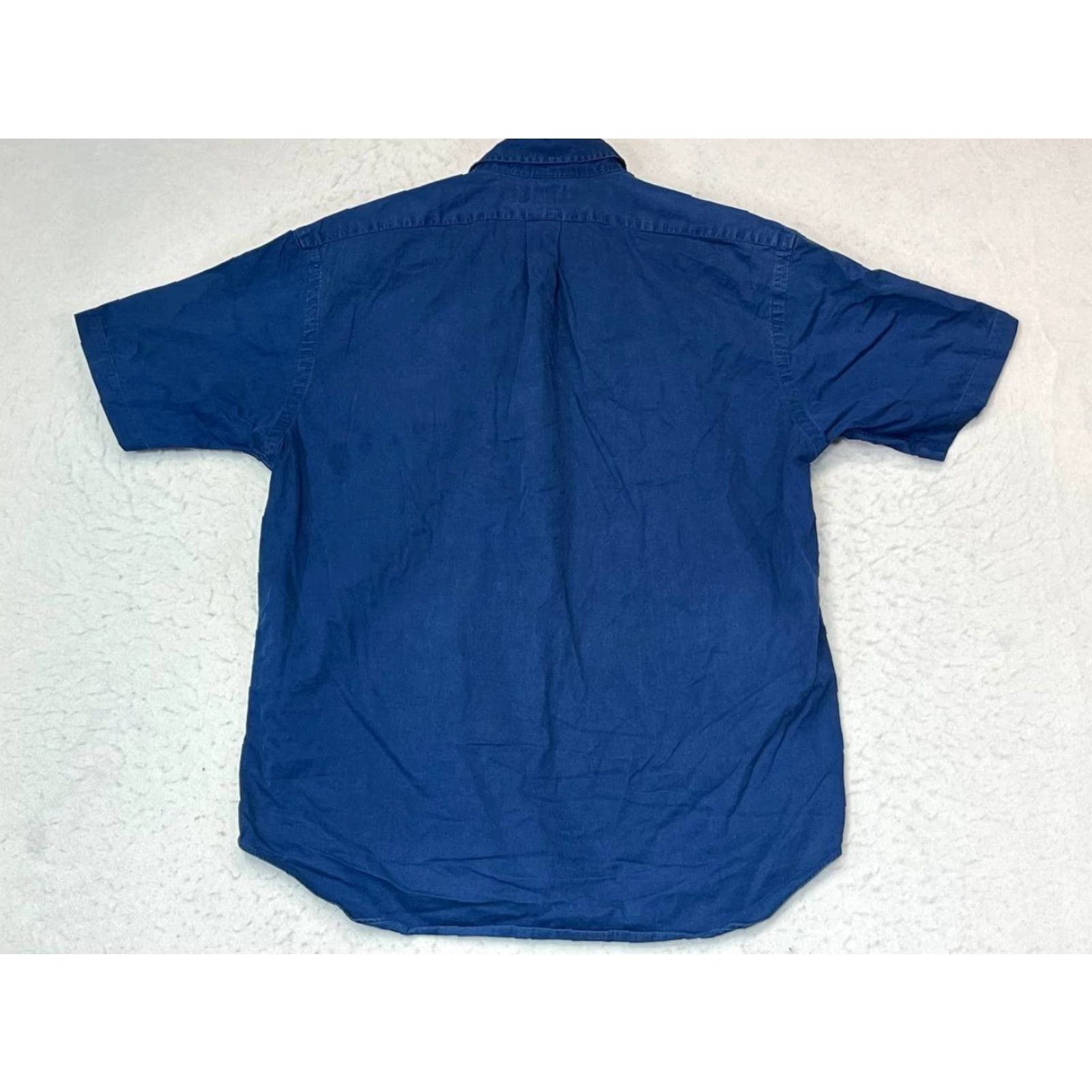 Polo Ralph Lauren VINTAGE Ralph Lauren Polo Shirt Button Down 100% Cotton Blue Down Blake Shirt Mens Size L Size US L / EU 52-54 / 3 - 2 Thumbnail