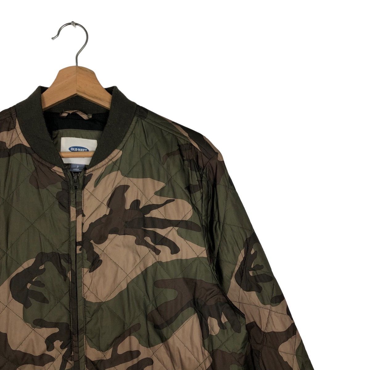 Japanese Brand 🔥90’s Camo Bomber Jacket Old Navy Buzz Ricksons Design Size US S / EU 44-46 / 1 - 6 Thumbnail