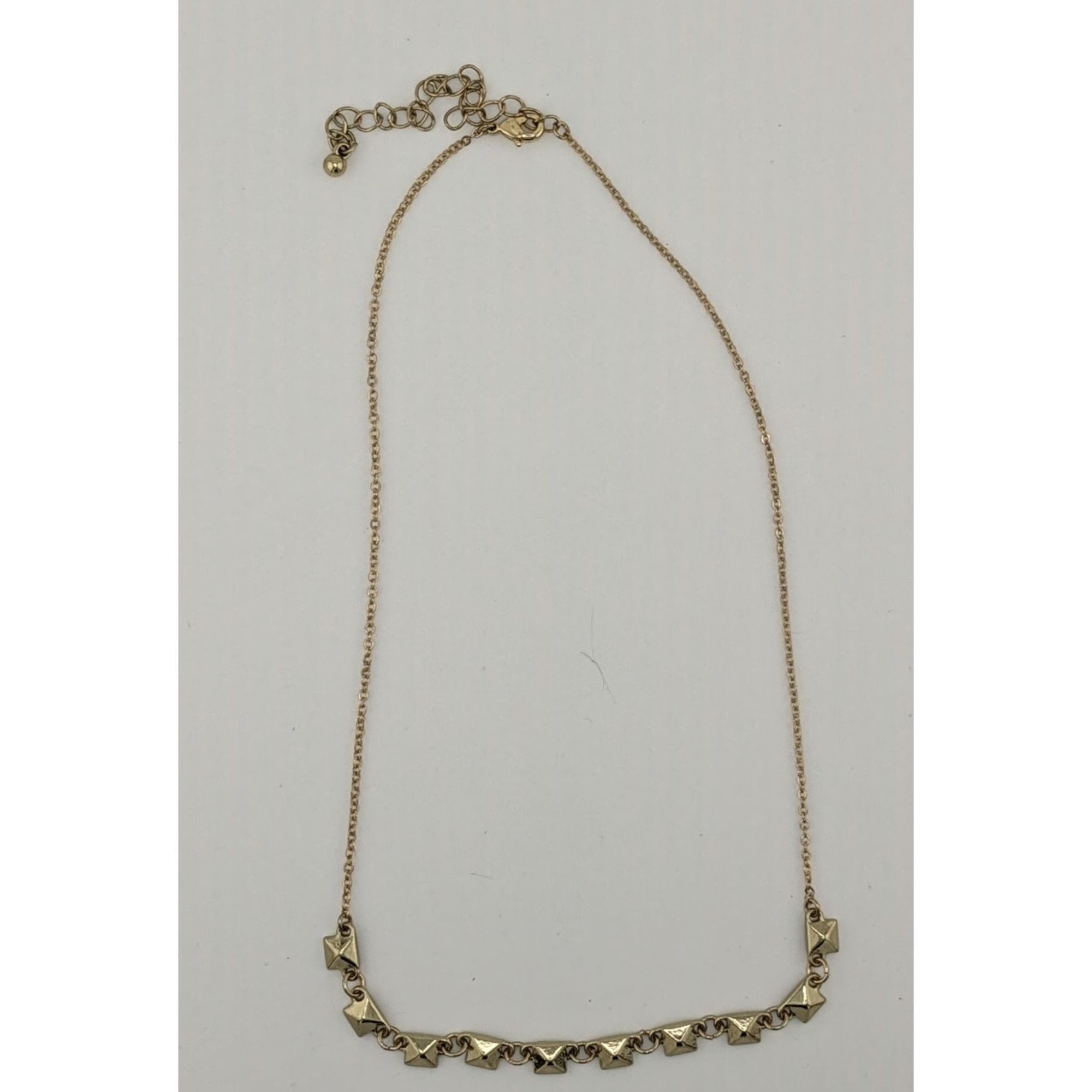 Other Dainty Pyramid Studded Gold Tone Necklace Size ONE SIZE - 5 Thumbnail