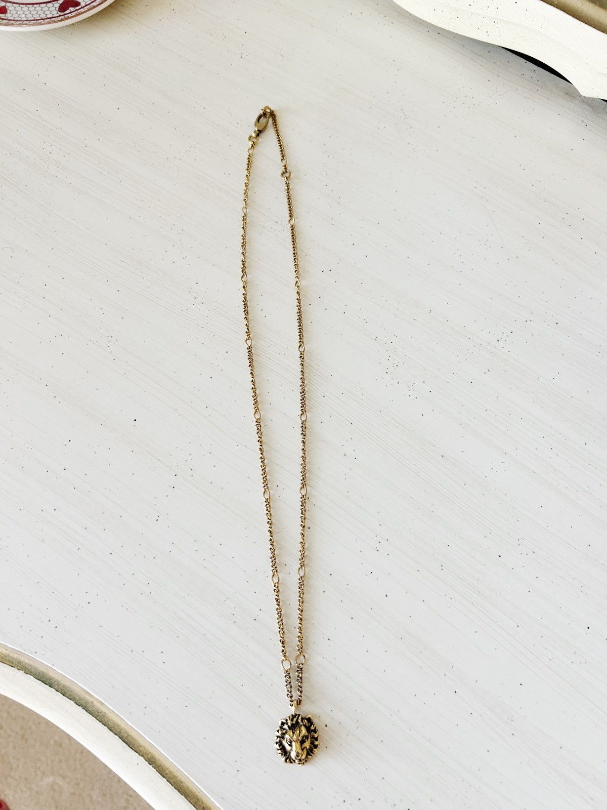 Gucci Gucci Lion Head Pendant Necklace Size ONE SIZE - 2 Thumbnail