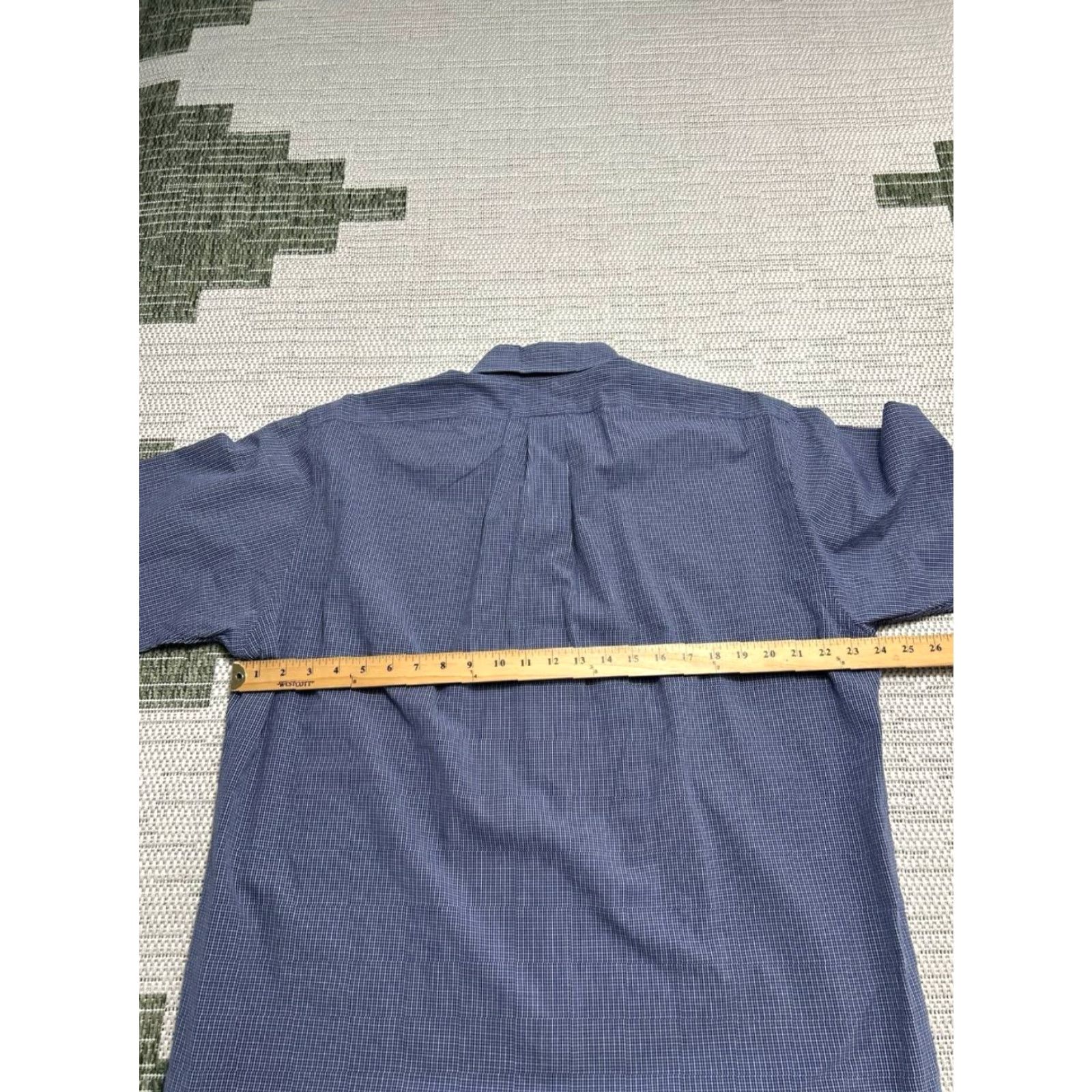 Ralph Lauren VINTAGE Ralph Lauren Blake Shirt Mens L Blue Checkered Cotton Button-Down Size US L / EU 52-54 / 3 - 5 Thumbnail
