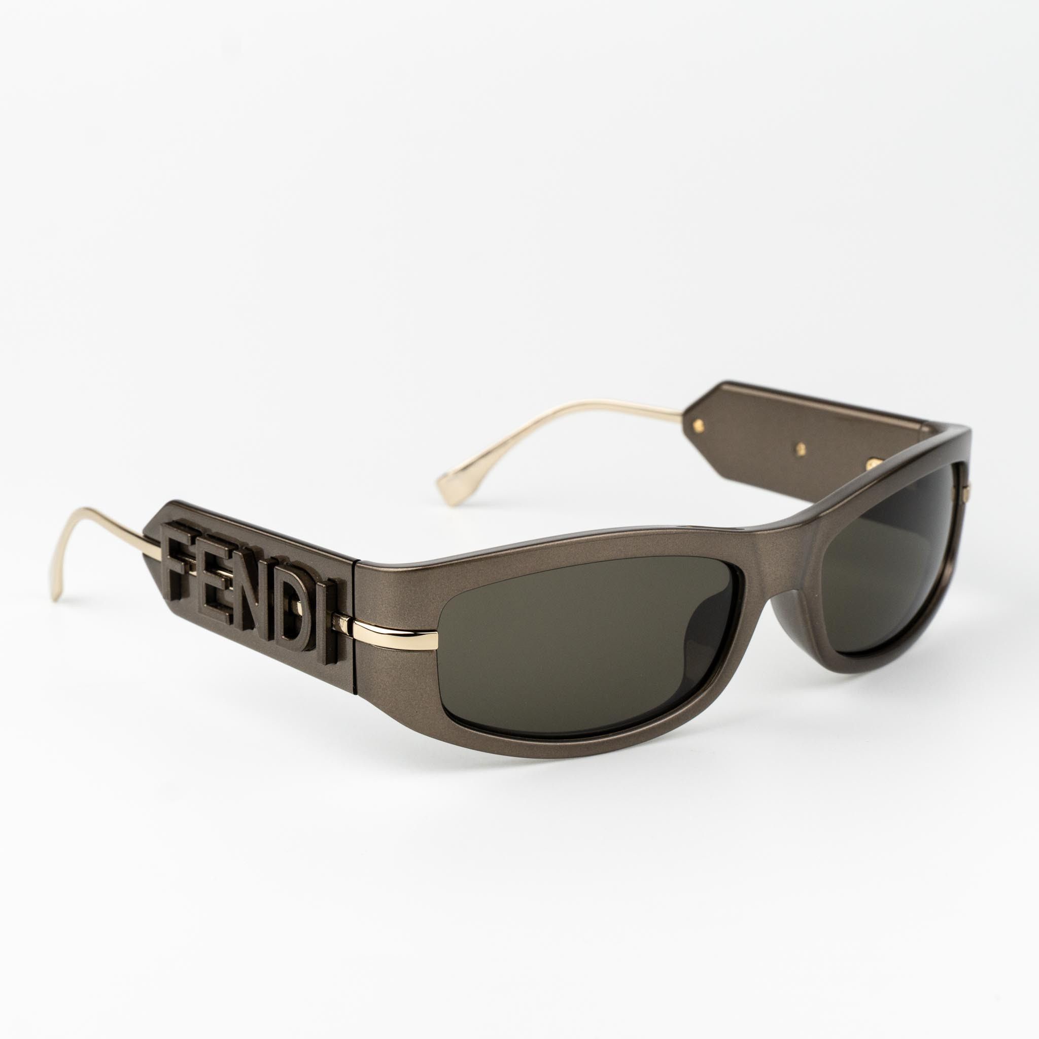 Fendi Fendi SHADOW Women Sunglasses Oval FE40120I 45E BRAND NEW Size ONE SIZE - 4 Thumbnail