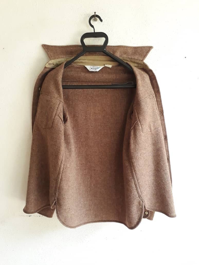 Vintage × Woolrich Woolen Mills vintage WOOLRICH WOMAN wool shirt Size L / US 10 / IT 46 - 3 Thumbnail