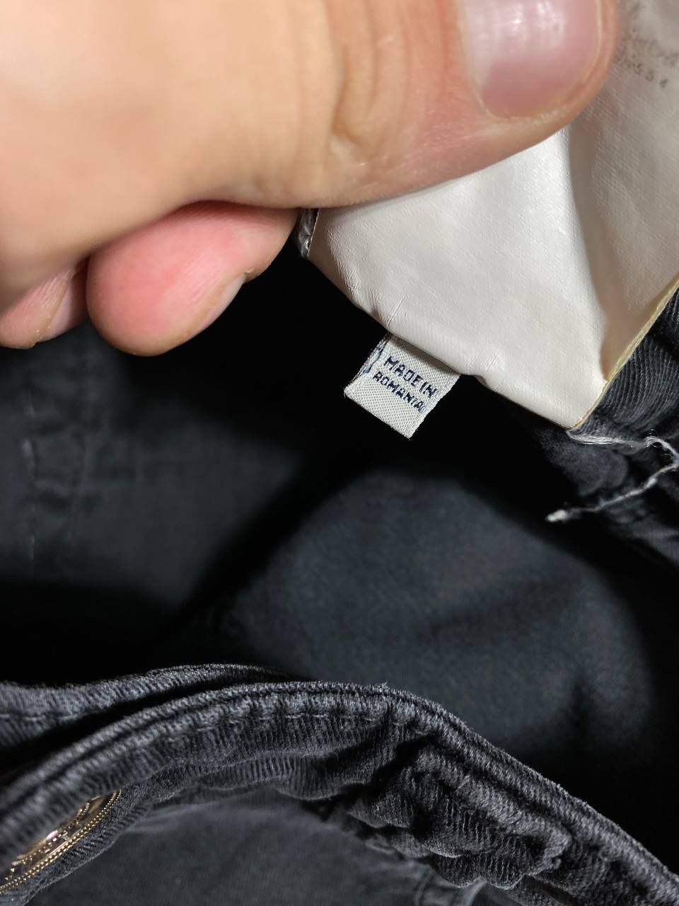Armani × Vintage Vintage Armani Pocket Logo Baggy Jeans Y2K 32 Size US 30 / EU 46 - 3 Thumbnail