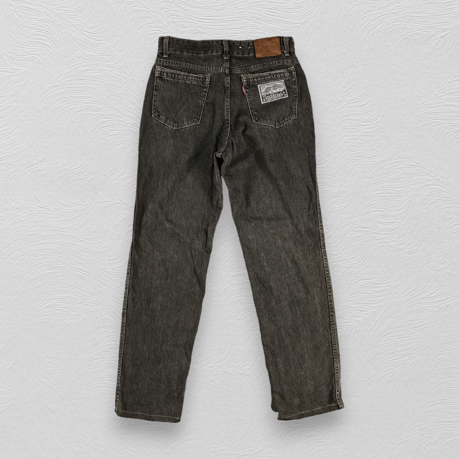 Japanese Brand Vintage Gum Gumex Jeans Faded Black Denim KJ1397 Size US 30 / EU 46 - 2 Thumbnail
