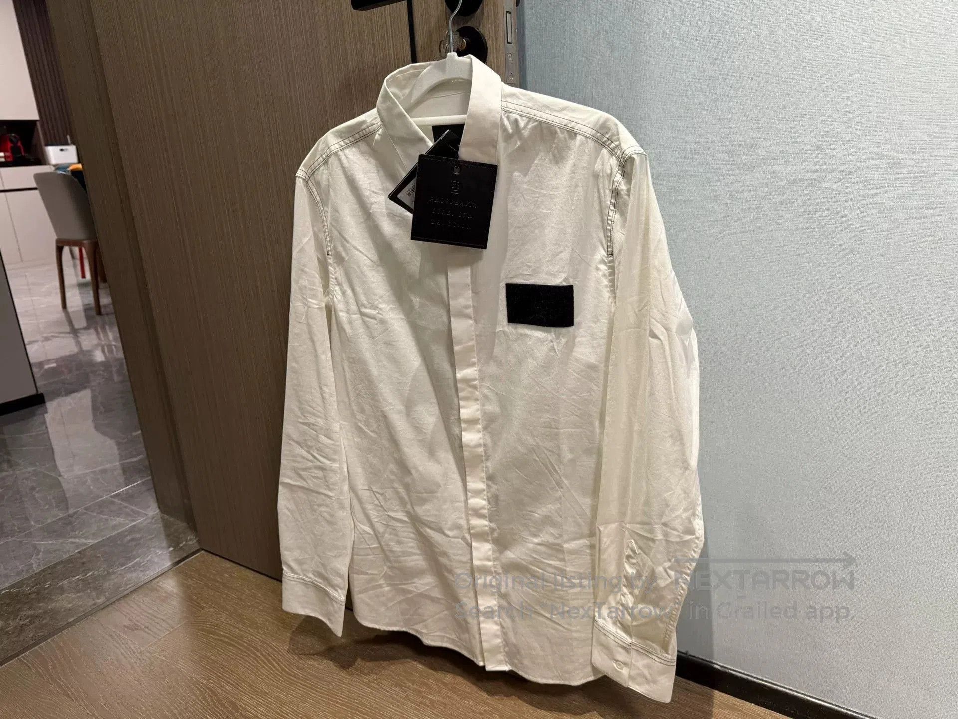Philipp Plein Philipp Plein White Skull Logo Shirt. Size US XL / EU 56 / 4 - 3 Thumbnail
