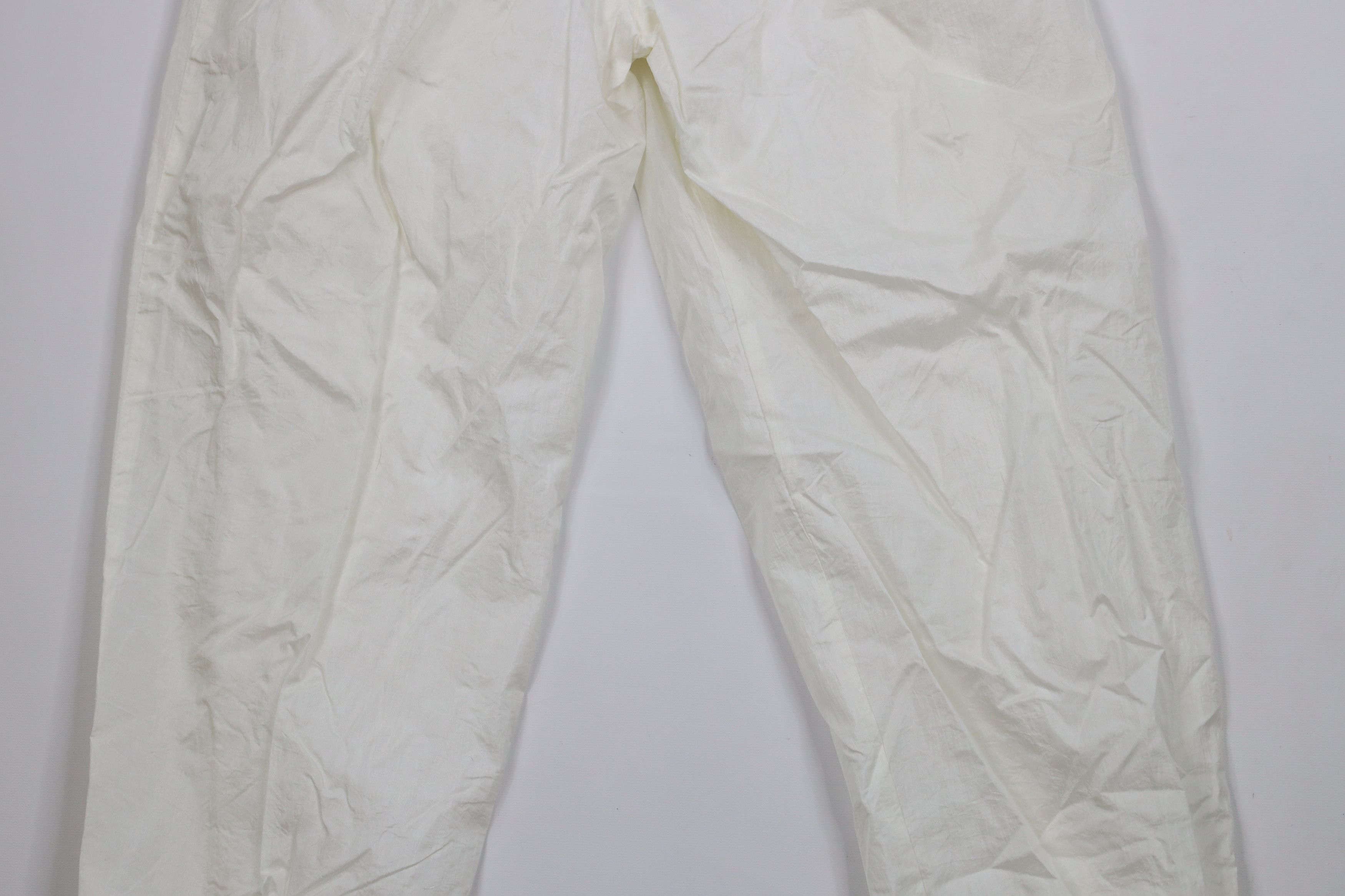 Vintage Vintage 90s Streetwear Lined Windbreaker Joggers Pants White Size 22" - 12 Thumbnail