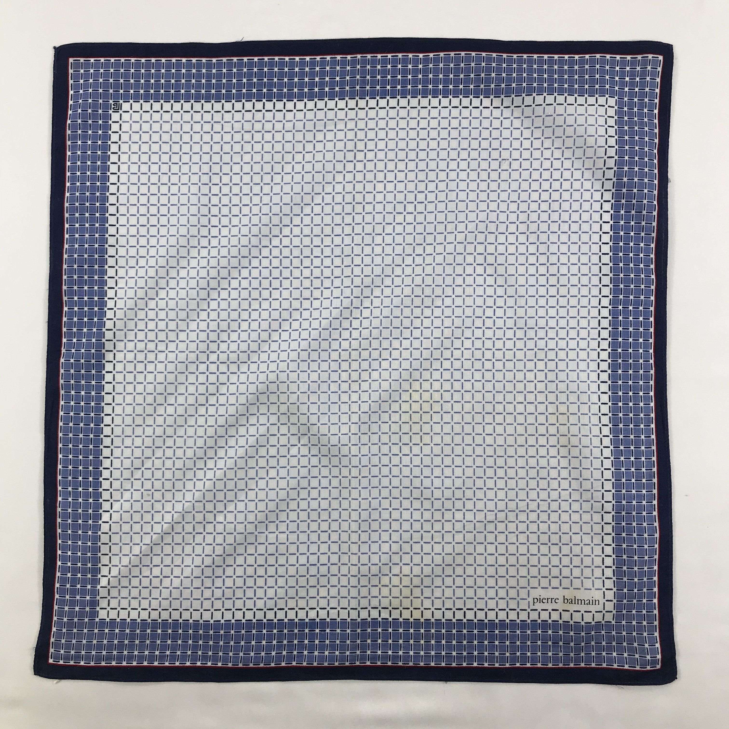 Pierre Balmain × Vintage Pierre Balmain Bandana / Handkerchief / Neckerchief - S1303 Size ONE SIZE - 1 Thumbnail
