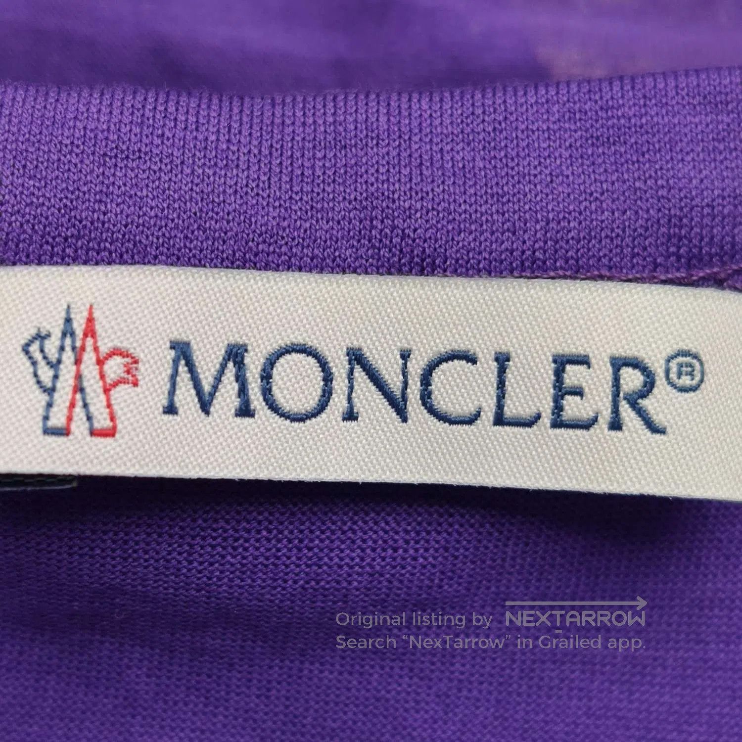Moncler Moncler M Size Round Neck Logo Cotton T. Size US M / EU 48-50 / 2 - 4 Thumbnail