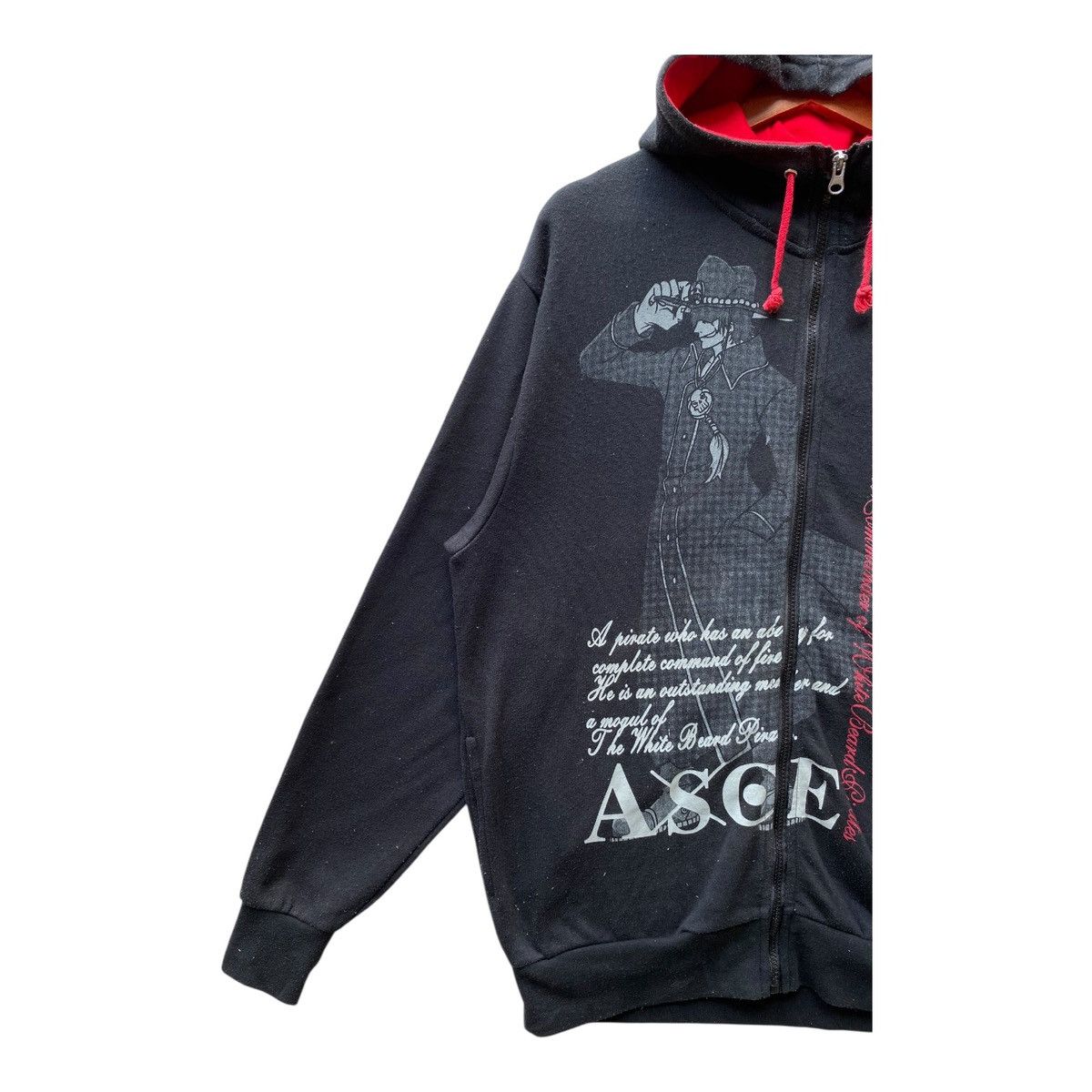 Anime × One Piece Anime One Piece Portgas D Ace Hoodie Sweat Full Zip Pocket Size US L / EU 52-54 / 3 - 3 Thumbnail