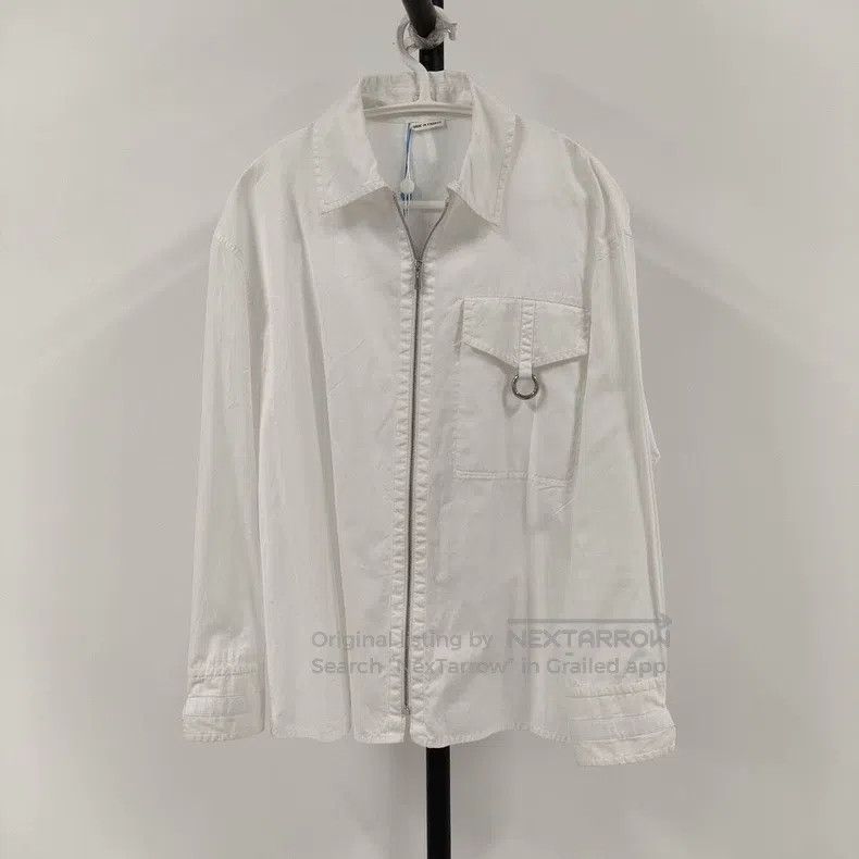 Hermes Hermes Long Sleeve Shirt White Size XXS / US 00 / IT 34 - 1 Thumbnail