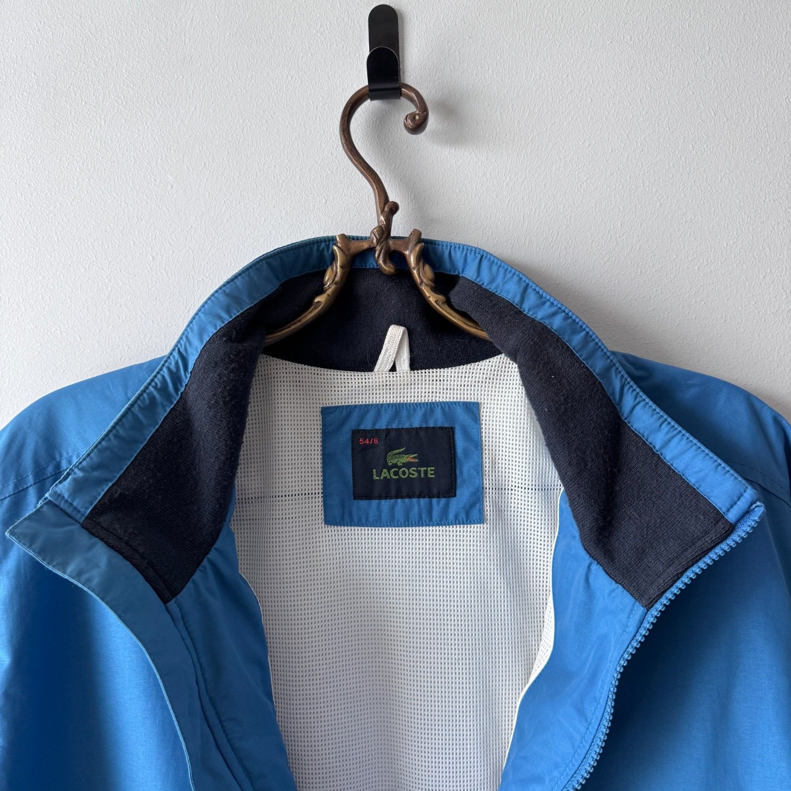 Lacoste Lacoste Vintage 00s Zip Jacket Blue Sample Metal Logo Size US L / EU 52-54 / 3 - 9 Thumbnail