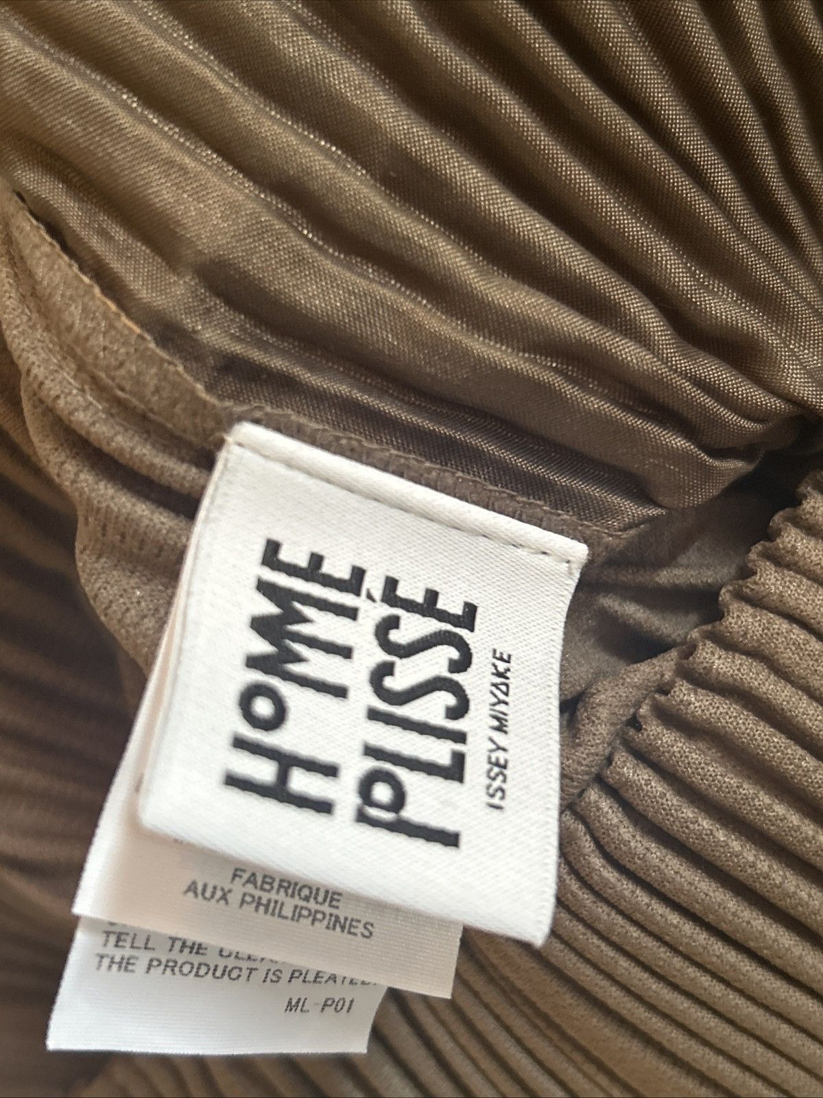 Issey Miyake Issey Miyake Beige Pleated Cargo Pants Size US 30 / EU 46 - 3 Thumbnail