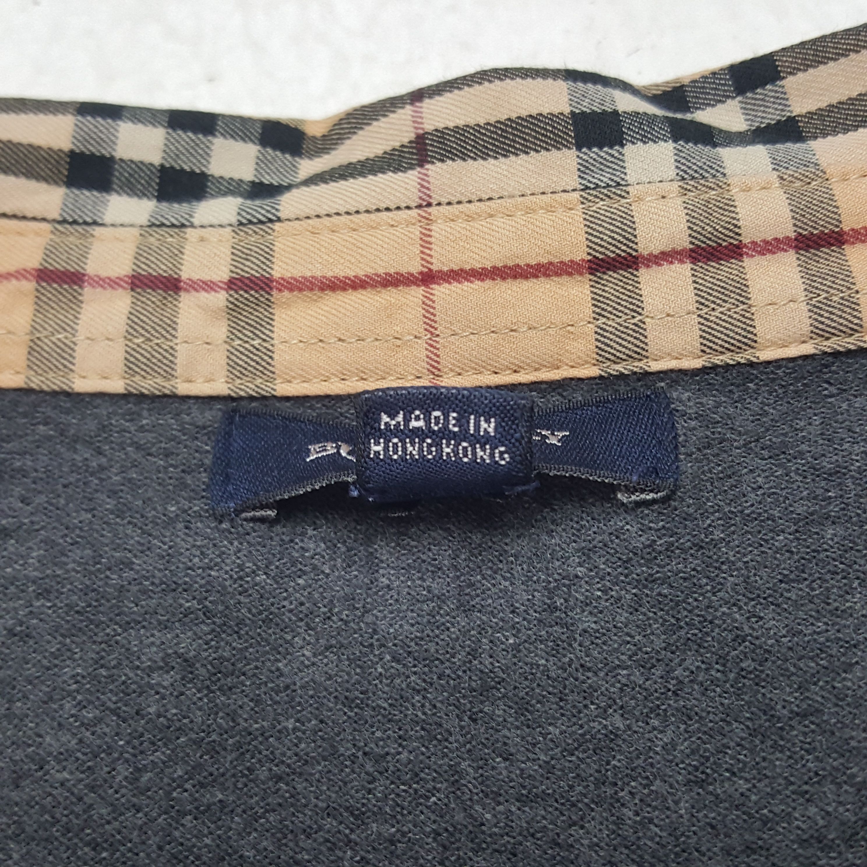 Vintage Burberry Nova Check Designer Brand Polos