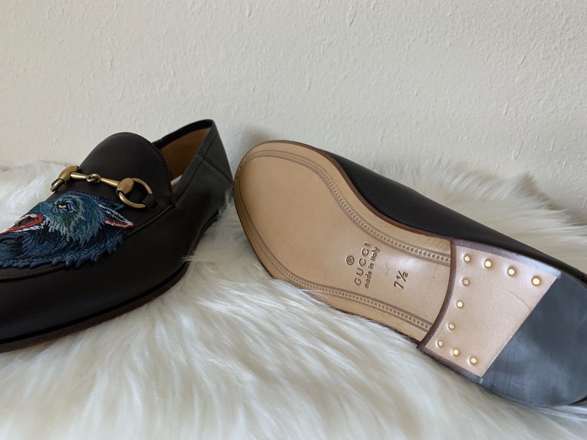 Gucci Gucci men's loafers with wolf appliqué Size US 7.5 / EU 40-41 - 6 Thumbnail
