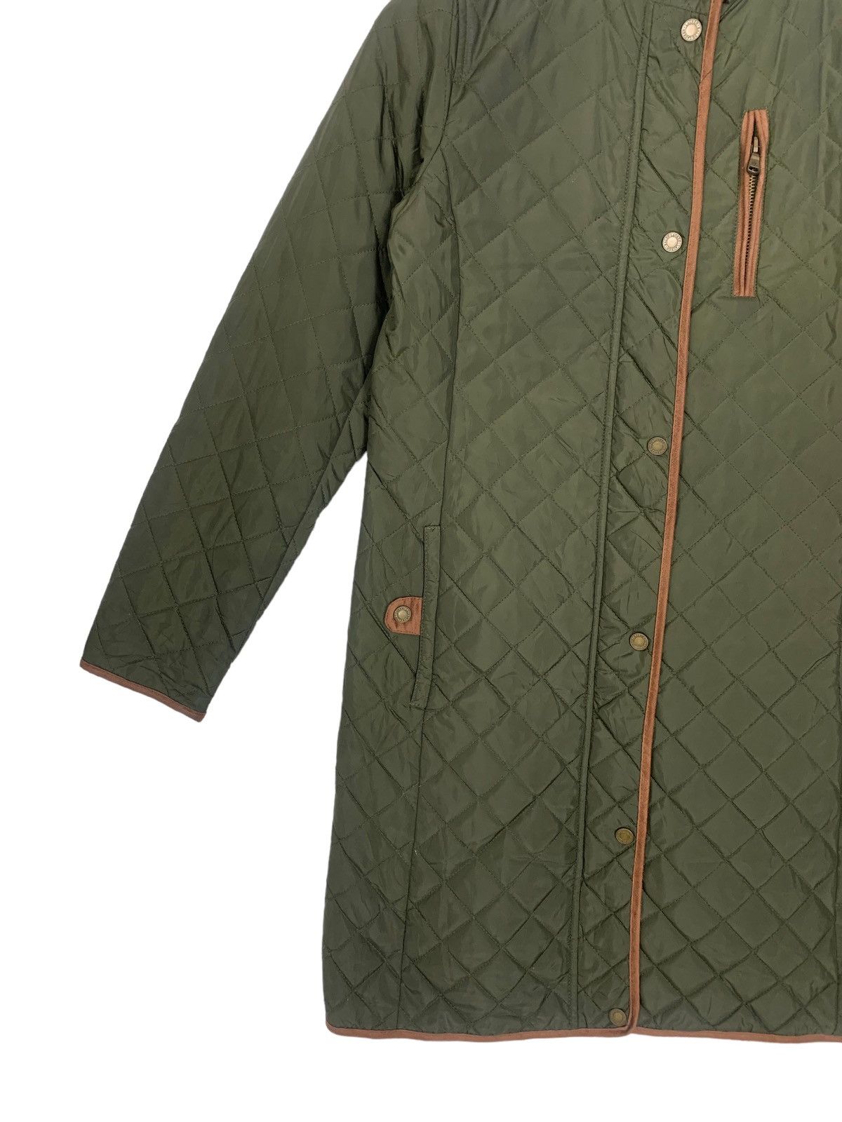 Designer Ralph Lauren designer Luxury Quilted Puffer Long Jacket Size XXS / US 00 / IT 34 - 5 Thumbnail