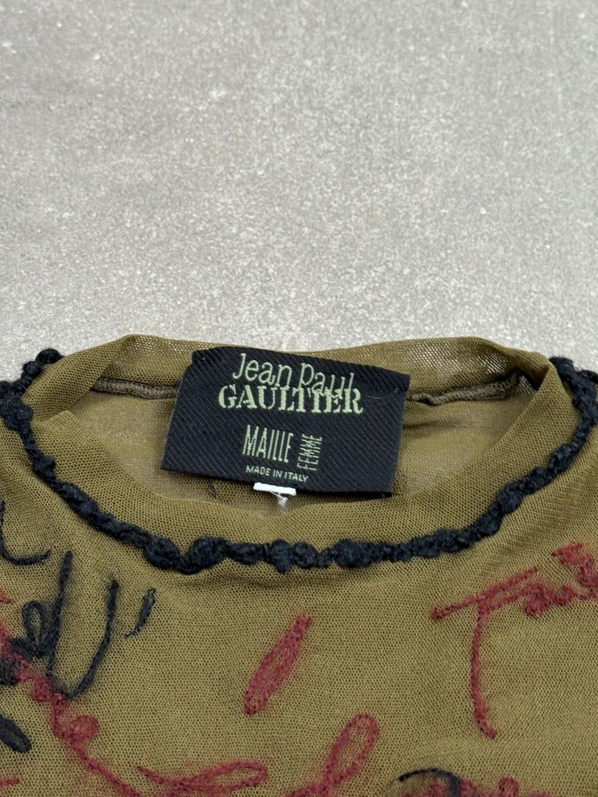 Jean Paul Gaultier Jean Paul Gaultier mesh top archive 00s 2000s y2k Size S / US 4 / IT 40 - 6 Thumbnail