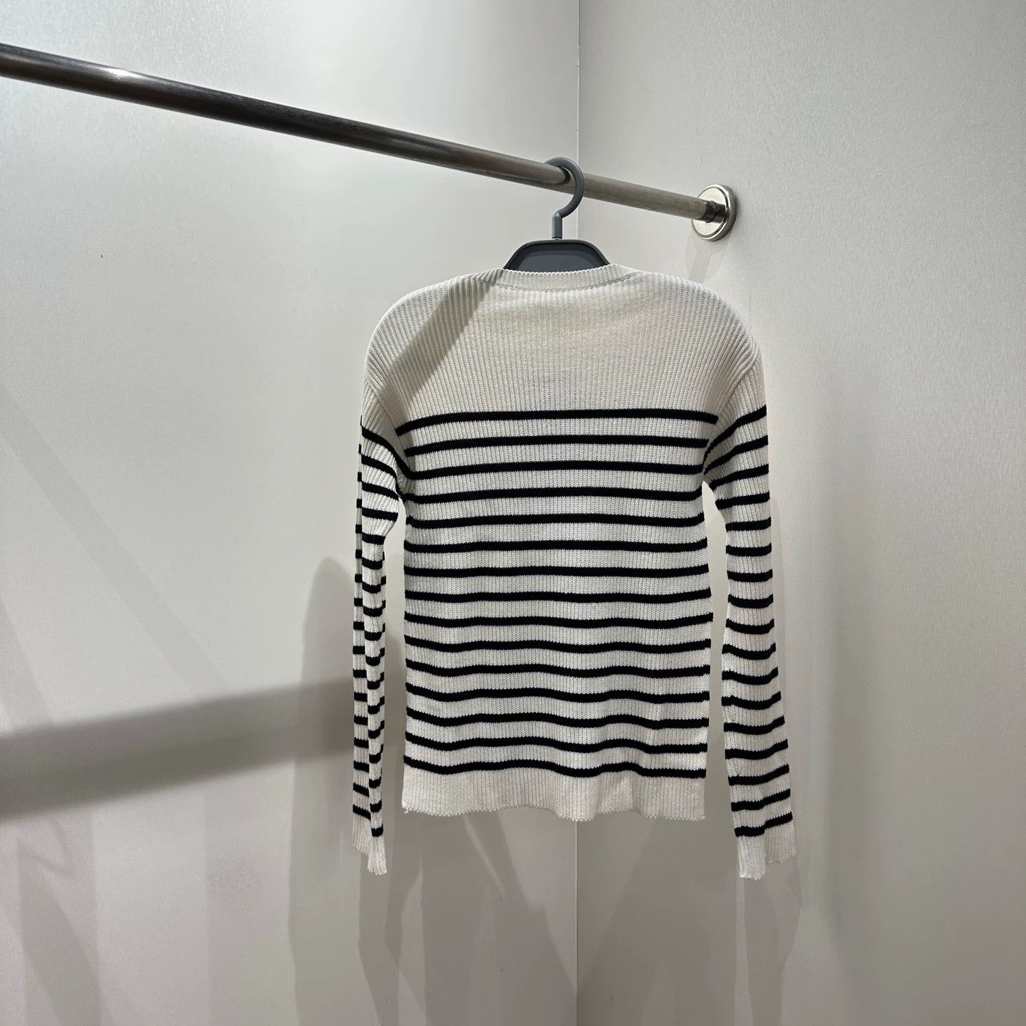 Valentino Valentino heart stripe knit long-sleeve xs cotton Size XS / US 0-2 / IT 36-38 - 2 Thumbnail