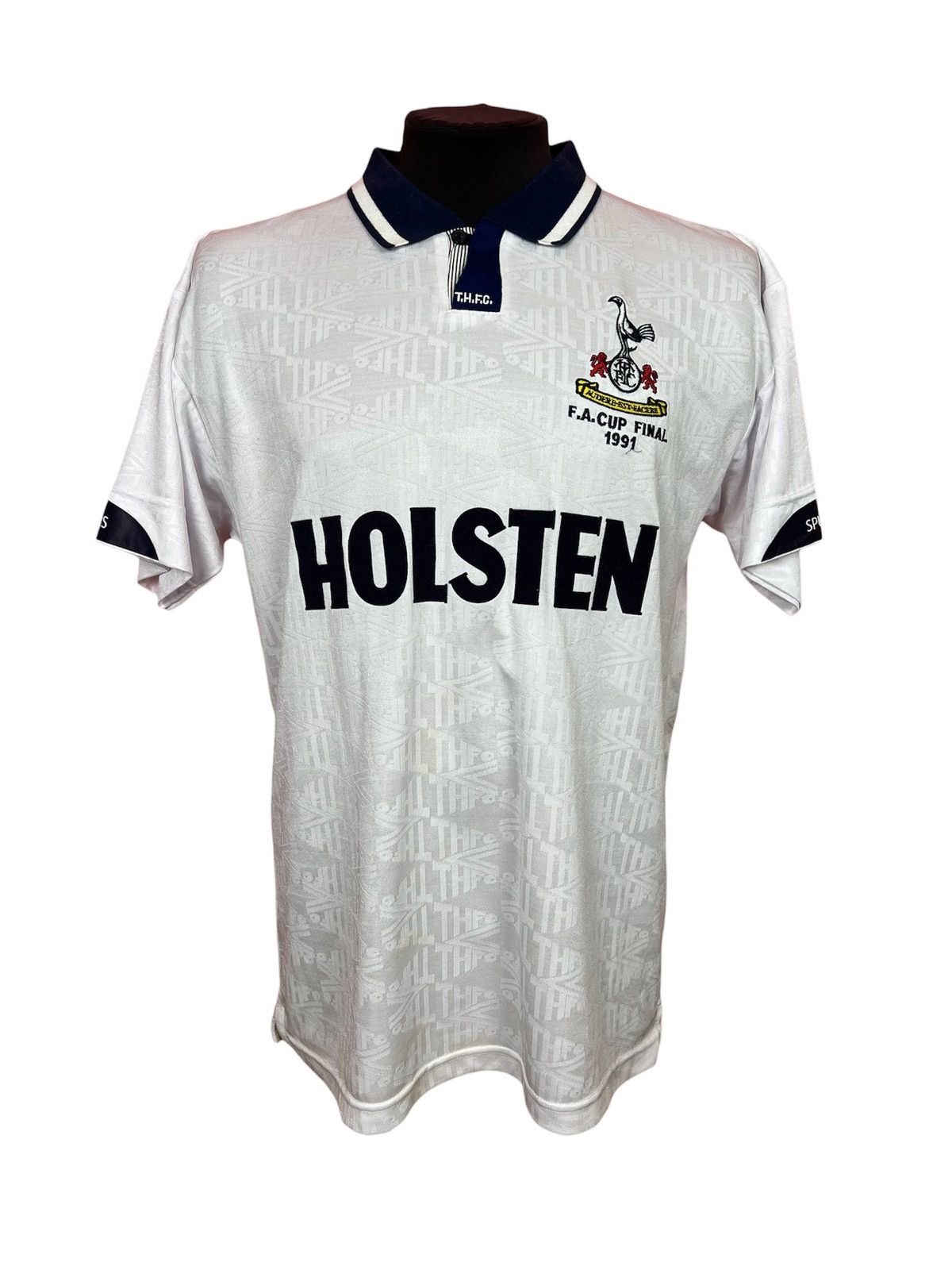 Other tottenham Score Draw soccer jersey footbal shirt 1995 1994 Size US L / EU 52-54 / 3 - 1 Thumbnail