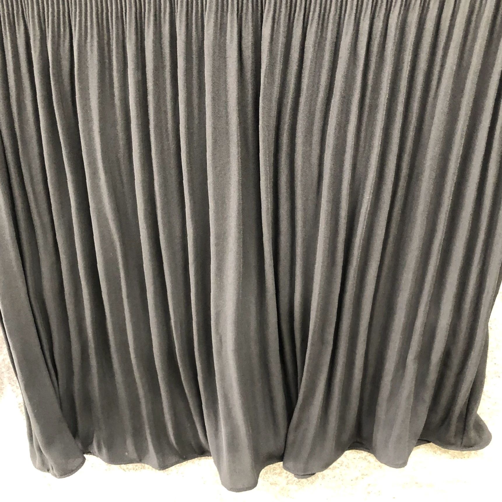 Ralph Lauren Lauren Ralph Lauren Blouse Cold Shoulder Womens M Black Chiffon Accordion Pleat Size M / US 6-8 / IT 42-44 - 4 Thumbnail