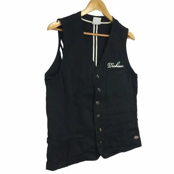 Dickies Vtg DICKIES Button Tactical Script Logo Vest Jacket Outdoor Size US M / EU 48-50 / 2 - 7 Thumbnail
