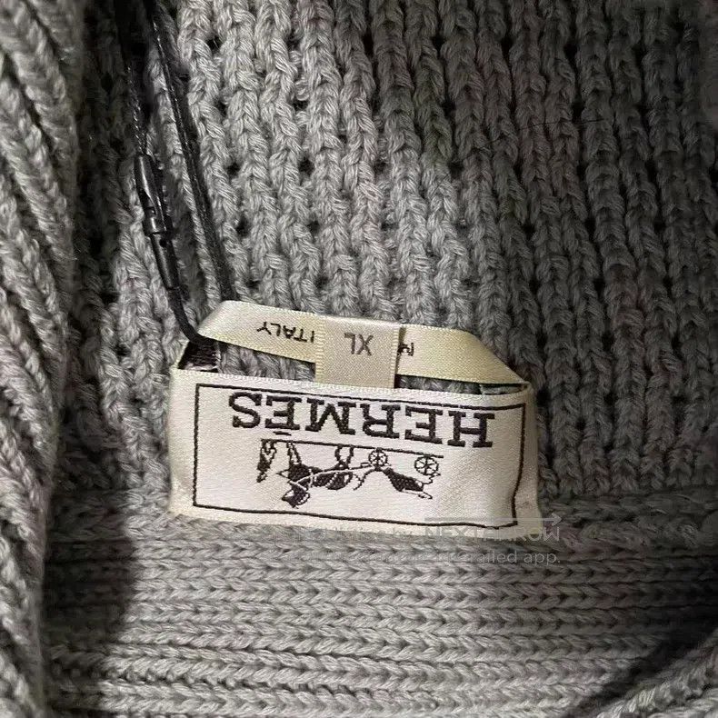 Hermes Hermes Contrast Collar Knit Long Sleeve Sweater Size US XL / EU 56 / 4 - 3 Thumbnail