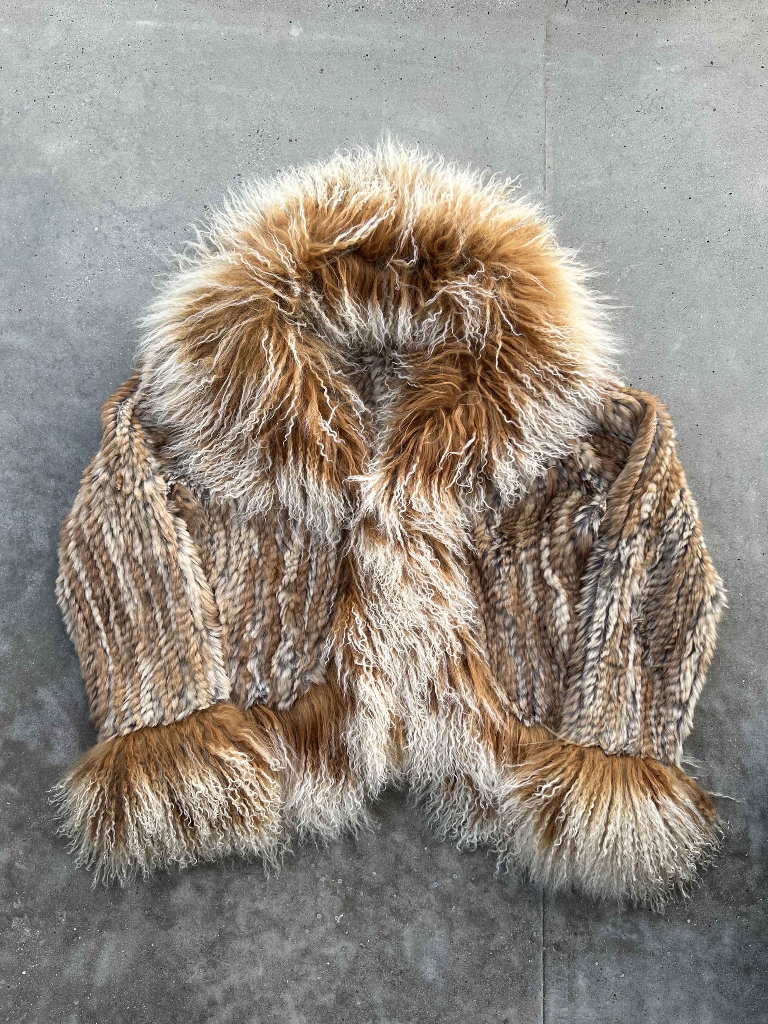 Japanese Brand real rabbit fur jacket avant garde Size M / US 6-8 / IT 42-44 - 1 Thumbnail